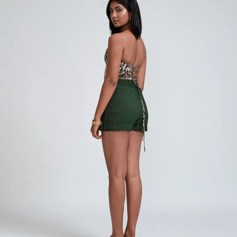 MINI SKORT IN GREEN