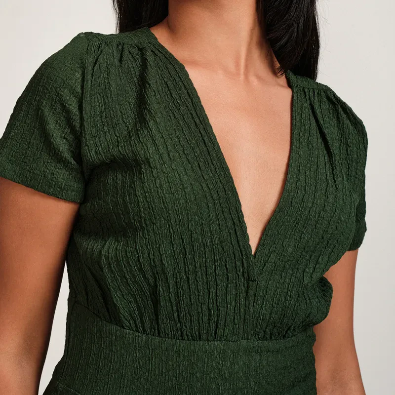 DEEP NECK MINI IN GREEN