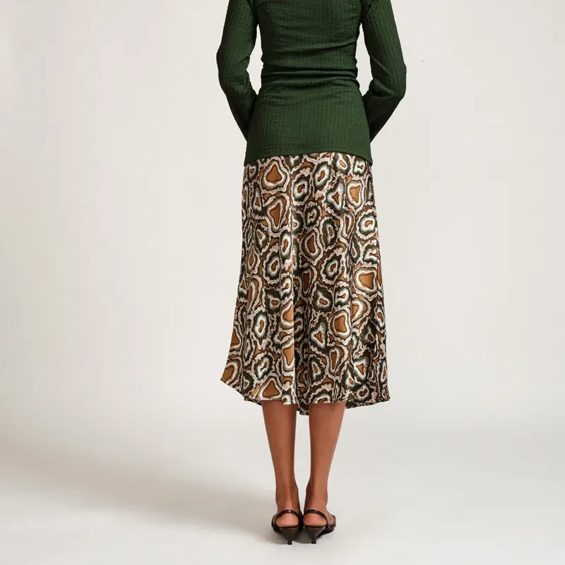 GEODE BIAS MIDI SKIRT