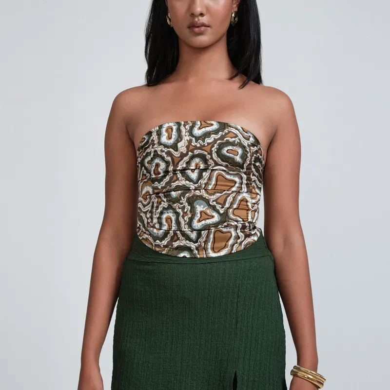 GEODE CORSET TUBE TOP