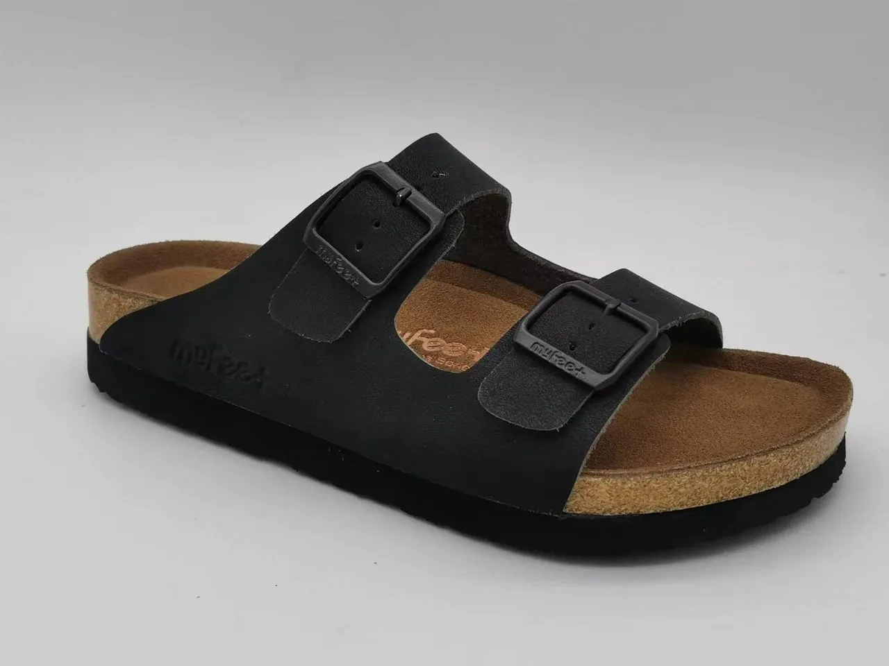 PREMIUM 2 STRAP SANDAL - BLACK