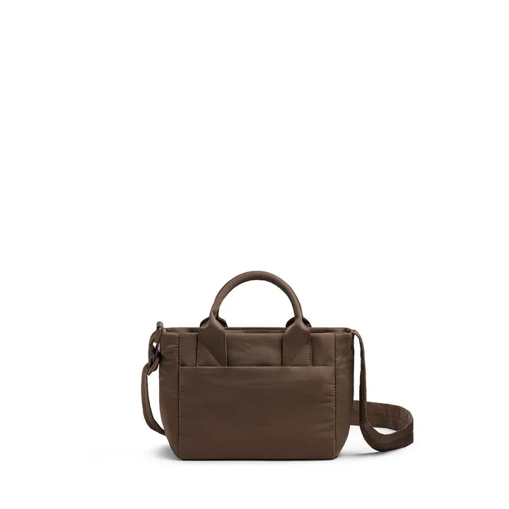 POOFAH MINI TOTE BAG - DARK OAK
