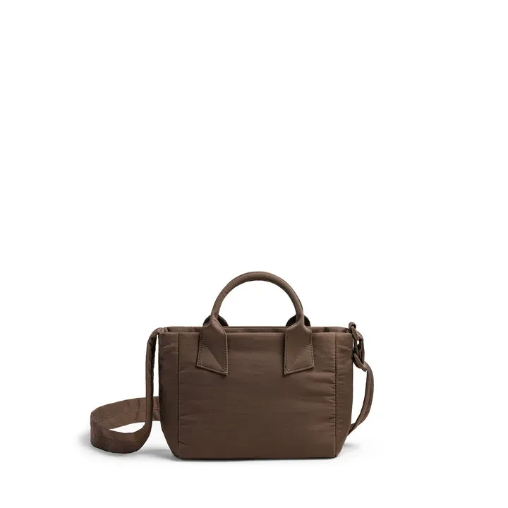 POOFAH MINI TOTE BAG - DARK OAK