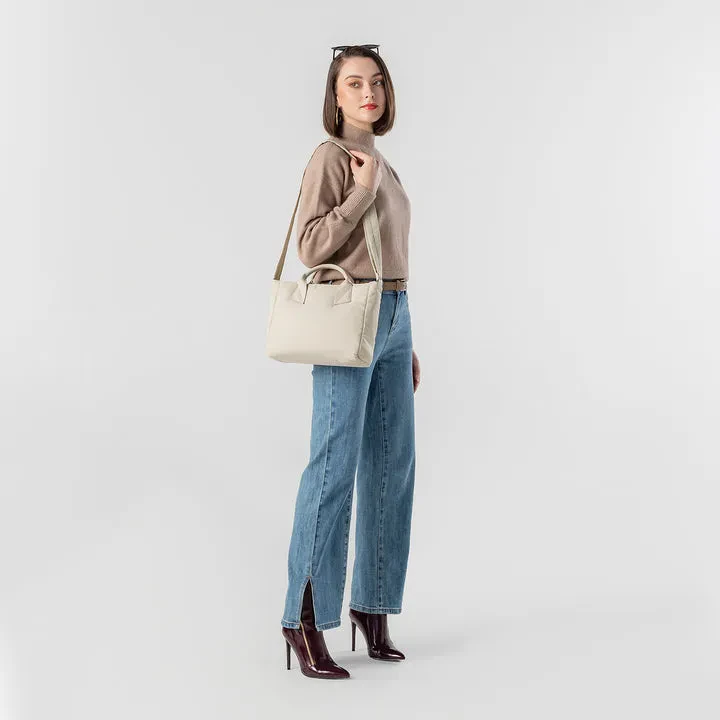 POOFAH TOTE BAG - BEIGE