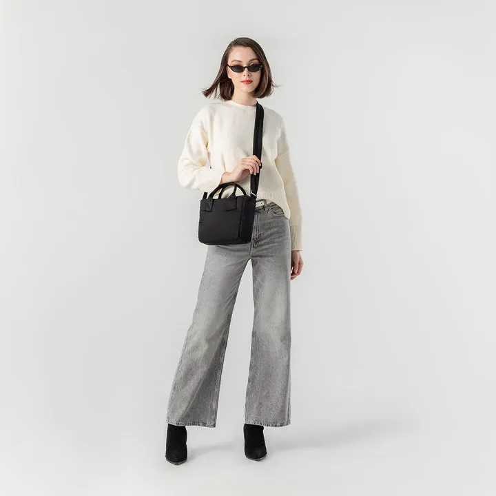 POOFAH MINI TOTE BAG - BLACK