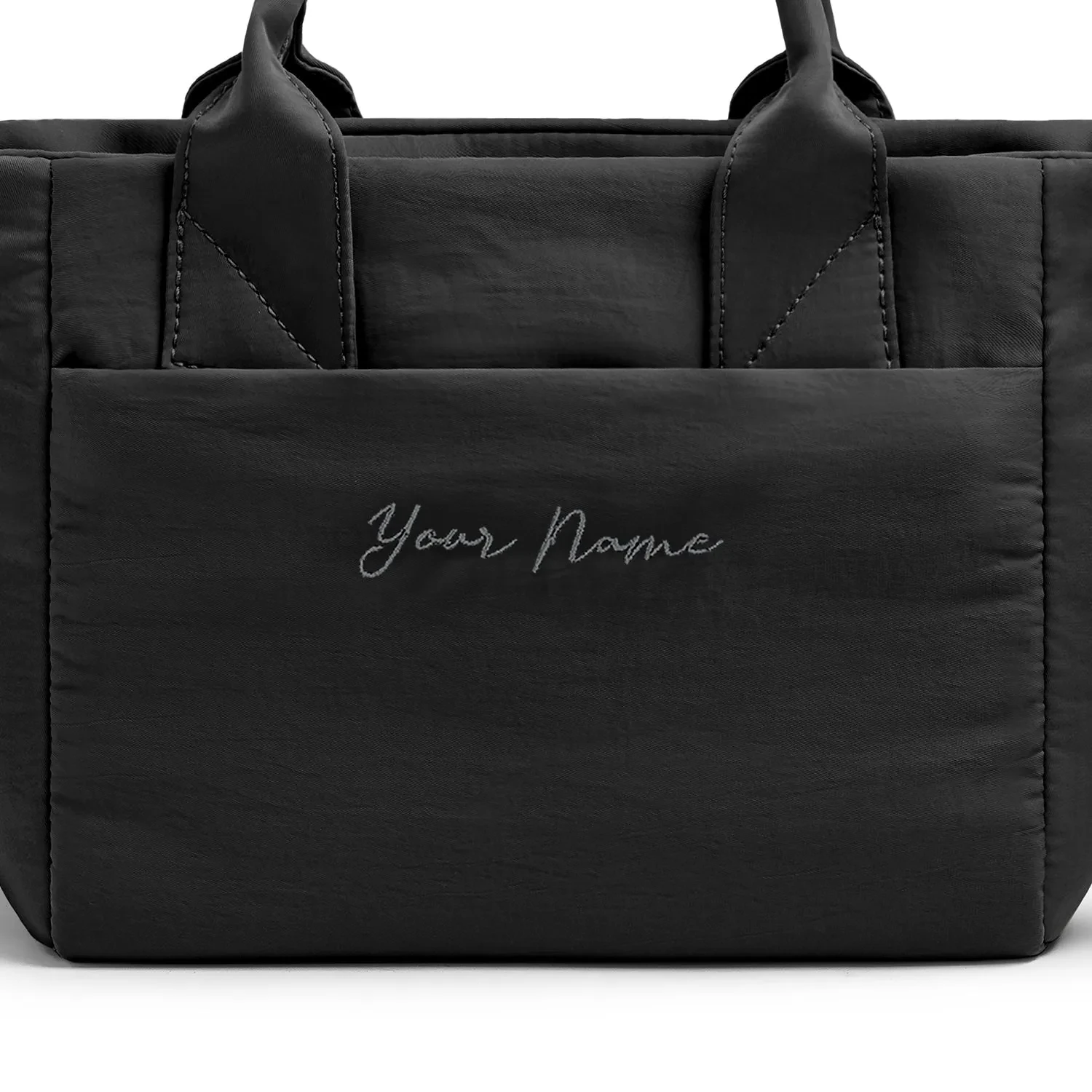 POOFAH MINI TOTE BAG - BLACK