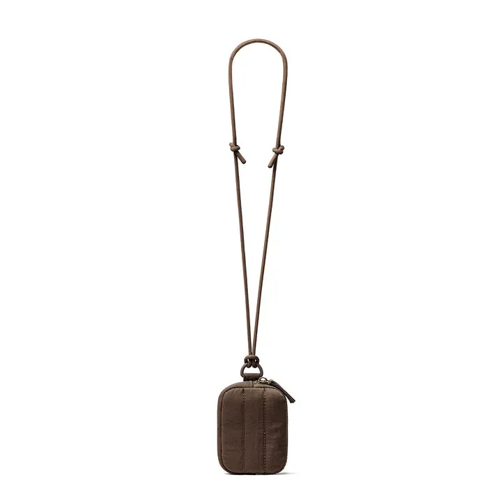 POOFAH LANYARD POUCH - DARK OAK