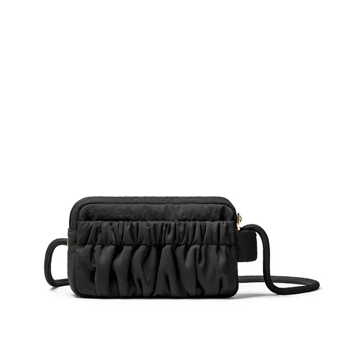 POOFAH CROSSBODY BAG - BLACK