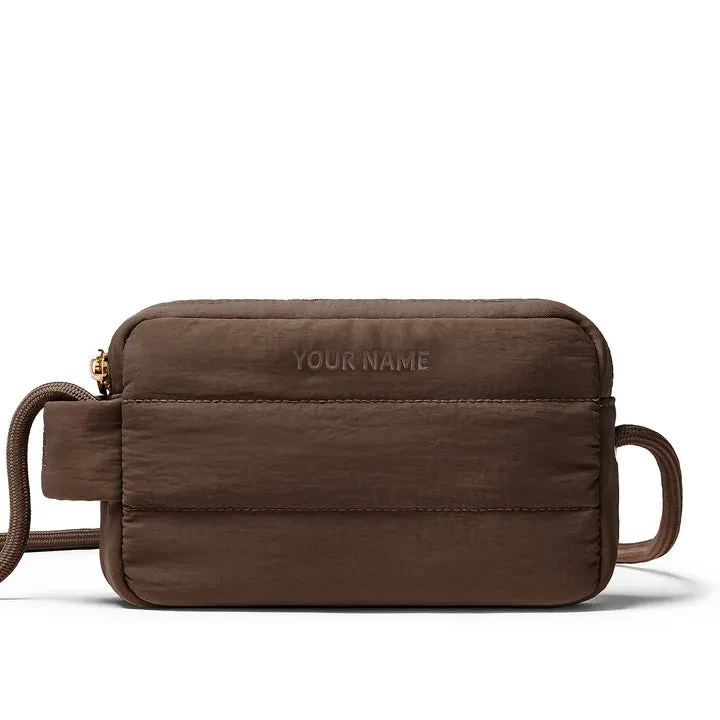 POOFAH CROSSBODY BAG - DARK OAK