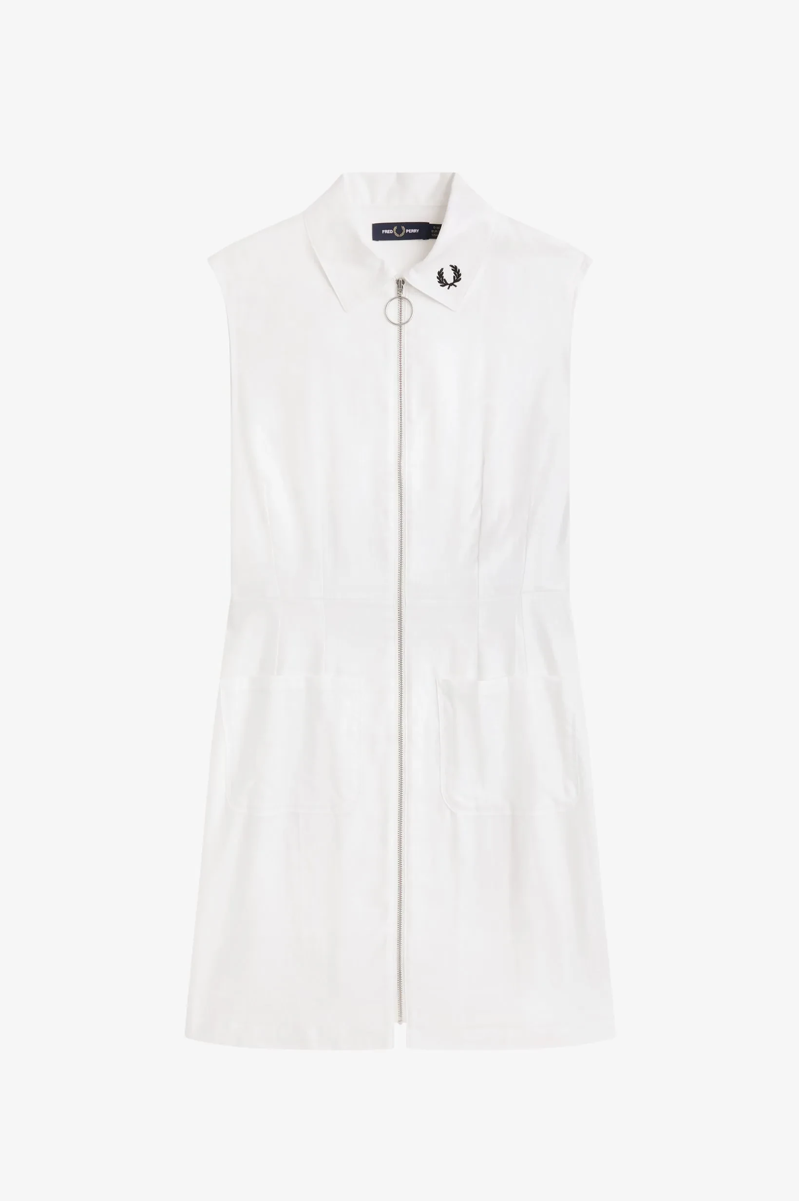 ZIP-THROUGH SHIRT DRESS
