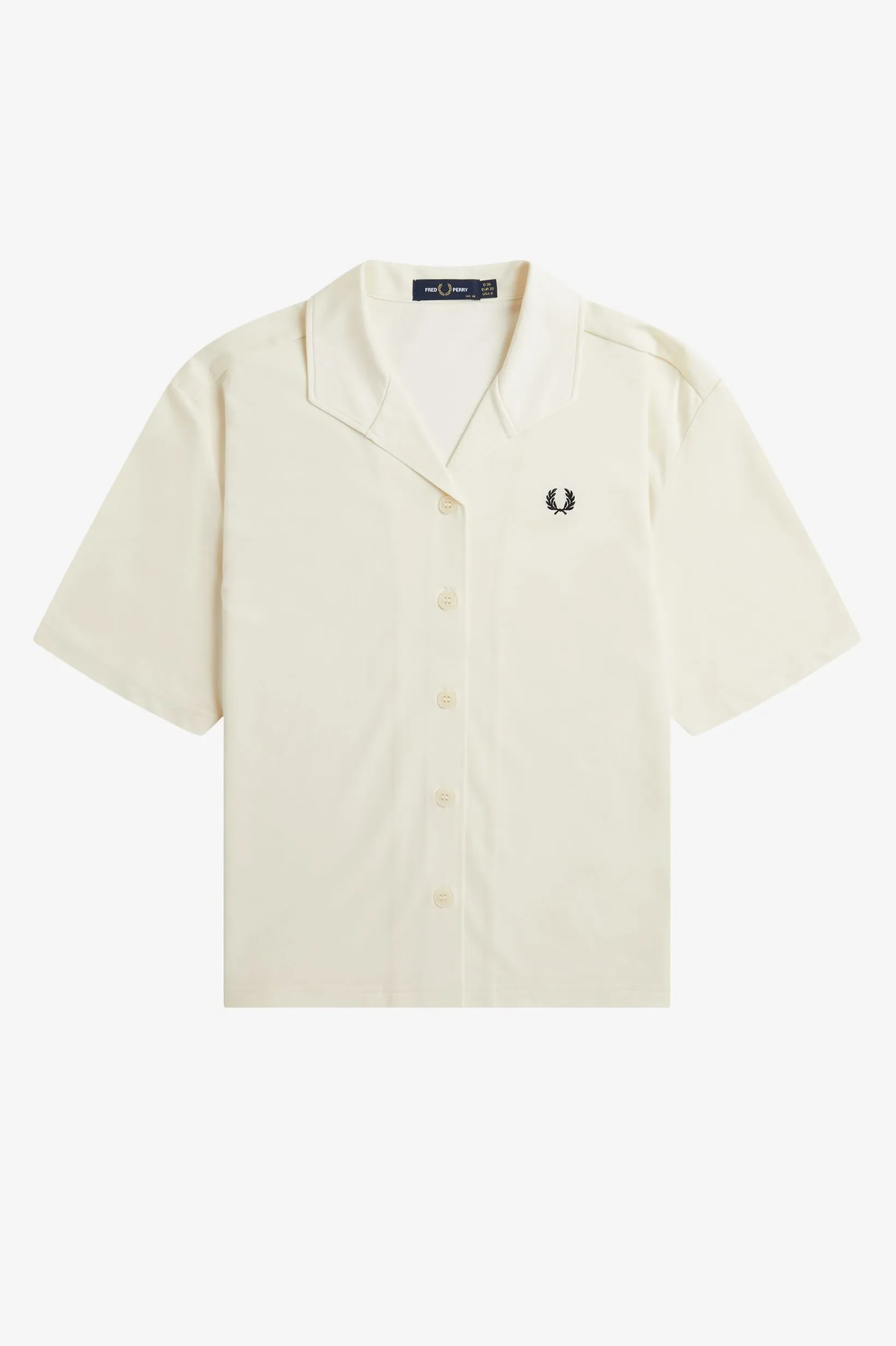 OPEN COLLAR JERSEY SHIRT