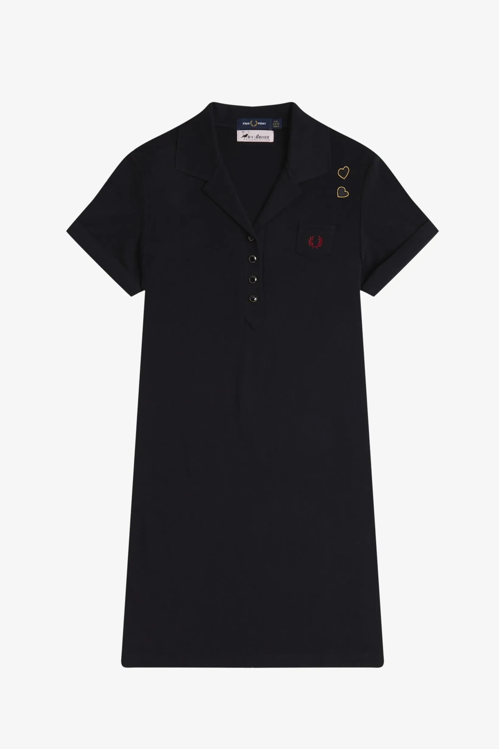 POCKET DETAIL PIQUE DRESS