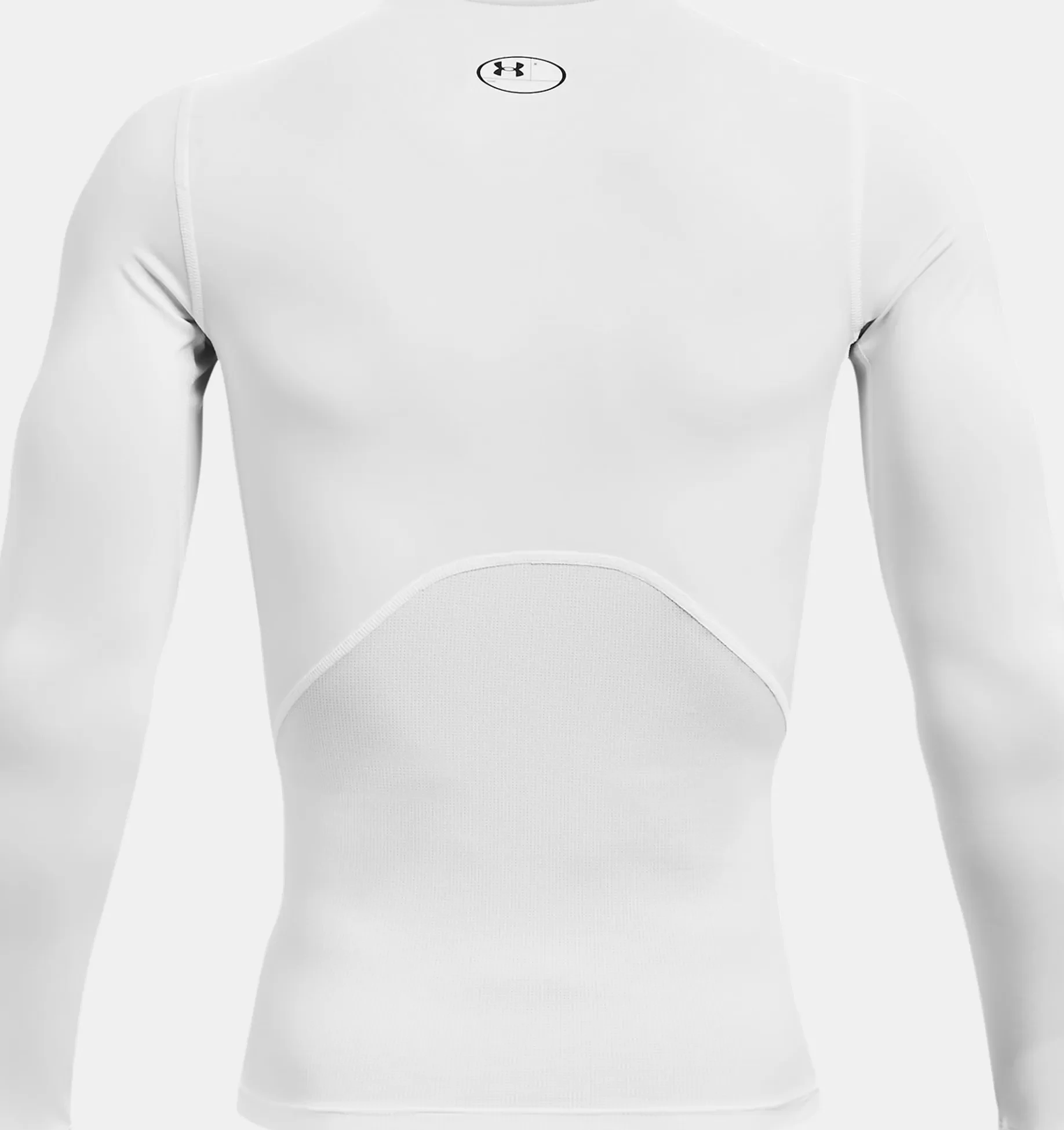 MEN'S UA HEATGEAR - WHITE / BLACK