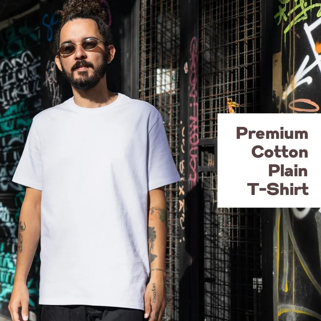 [2 FOR RM49.90] PLAIN PREMIUM UNISEX T-SHIRT