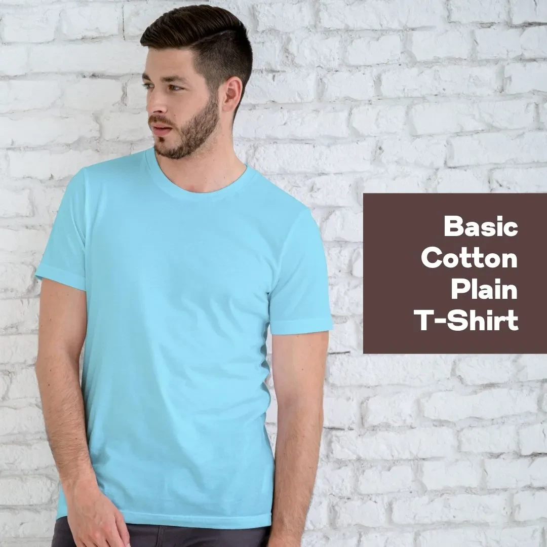 [3 FOR RM49.90] PLAIN BASIC UNISEX  T-SHIRT