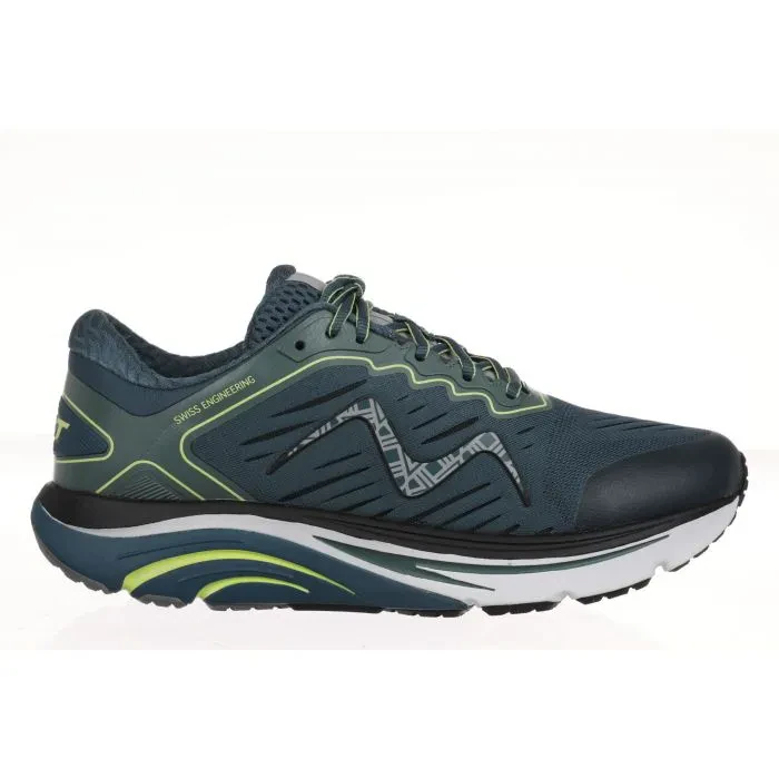 MBT 2000 II MEN'S LACE UP RUNNING SHOE IN BLUE/LIME