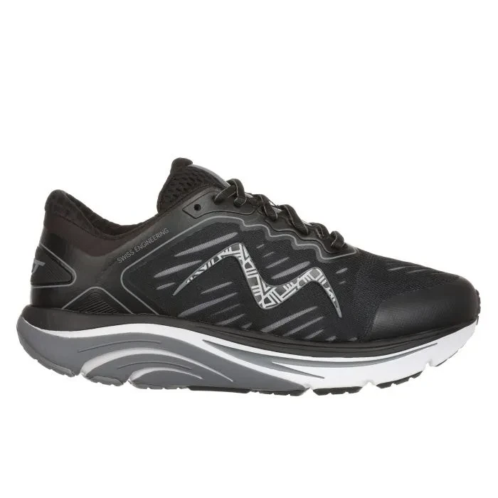 MBT 2000 II LACE UP WOMEN'S RUNNING SHOE IN BLACK
