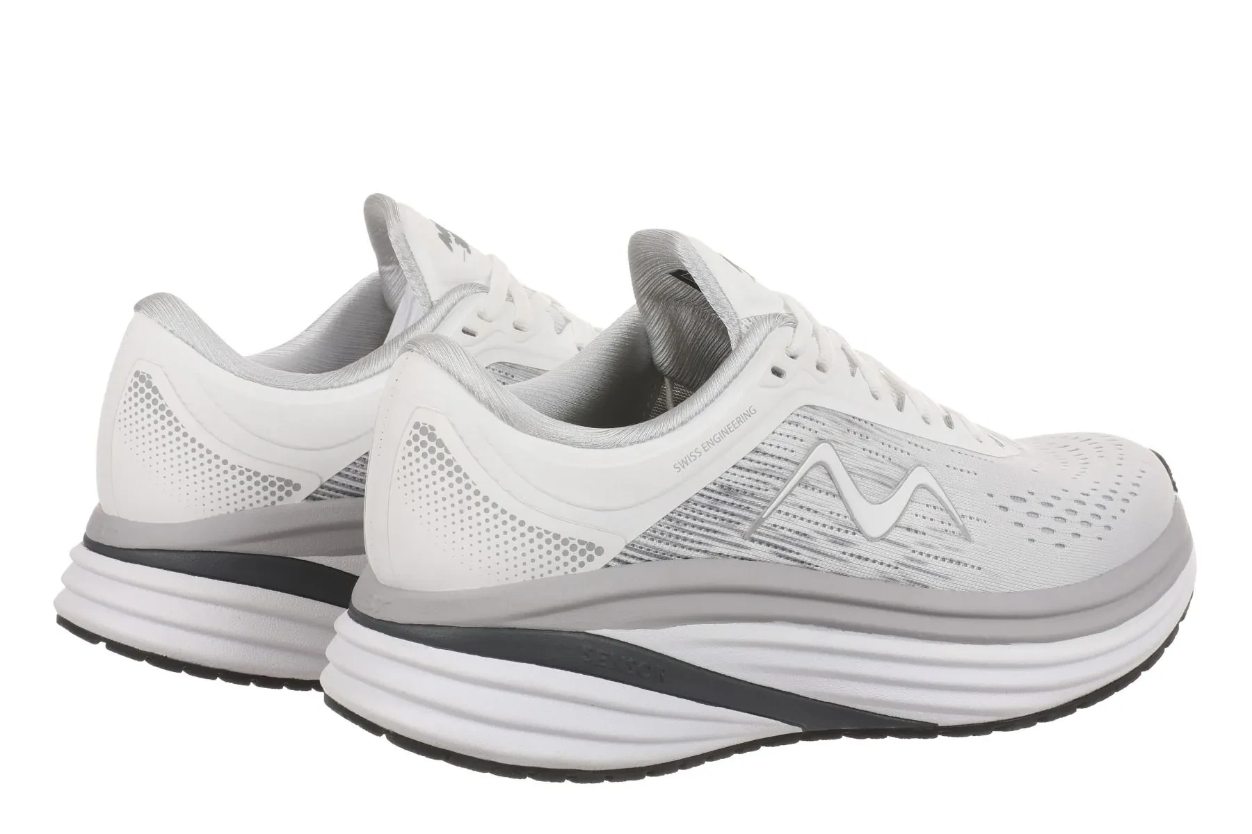 "M-3000 LACEMBT M-3000 MEN'S LACE UP RUNNING SHOES IN WHITE  UP "
