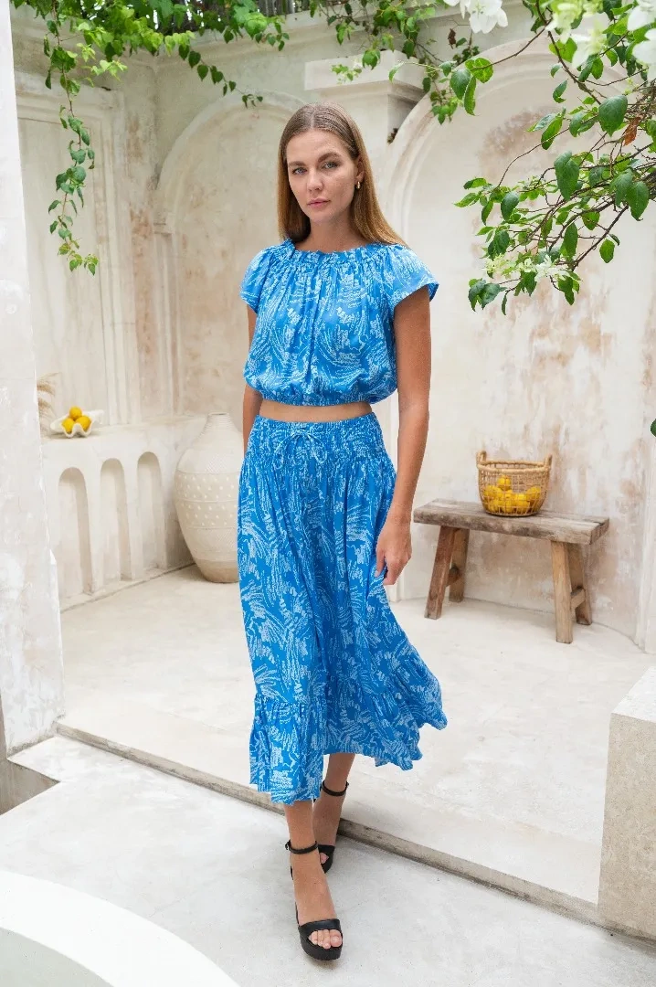 TOP HELEN CORAT CORET BLUE