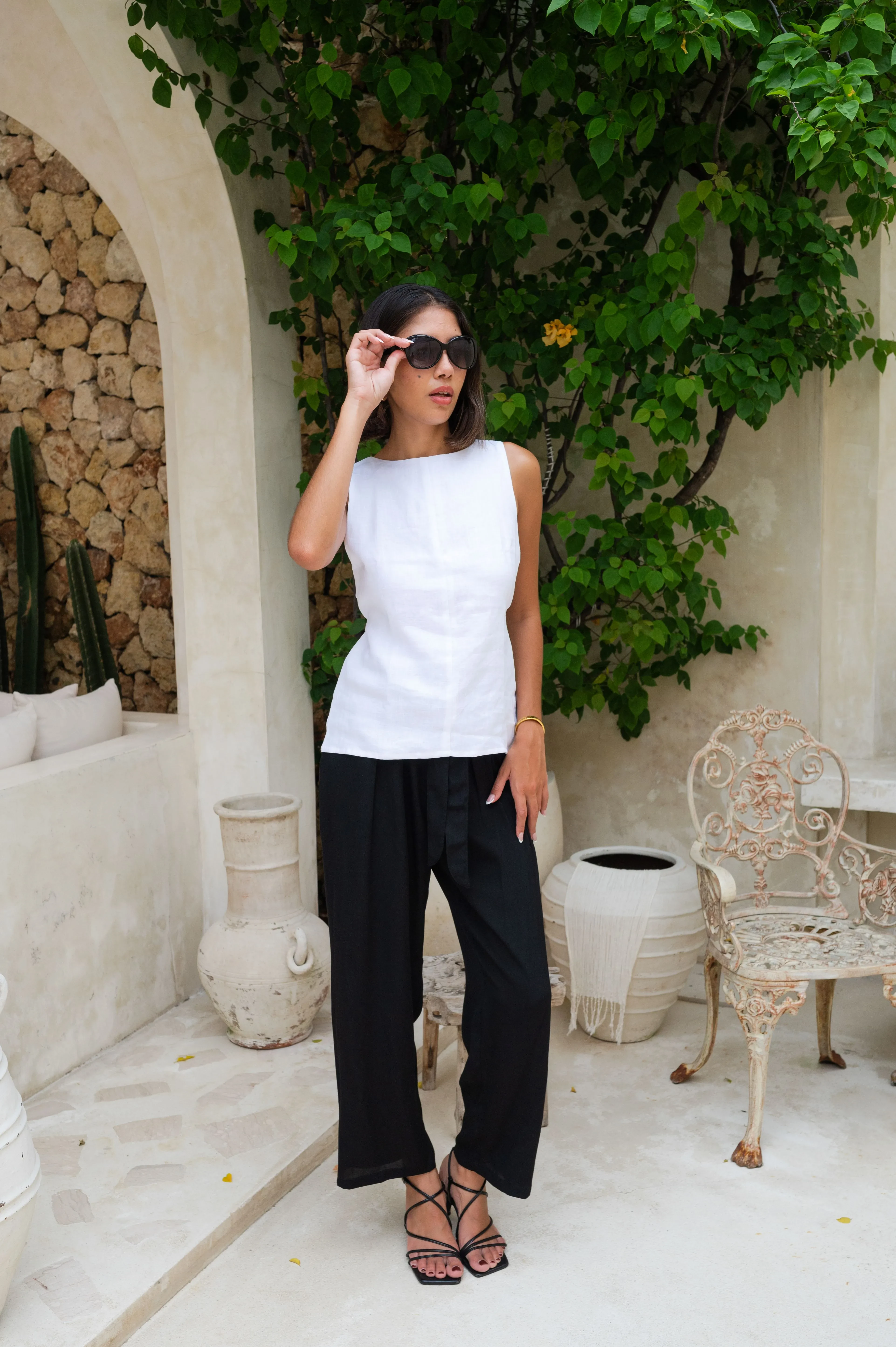 SUMMER BREEZE  TOP WHITE