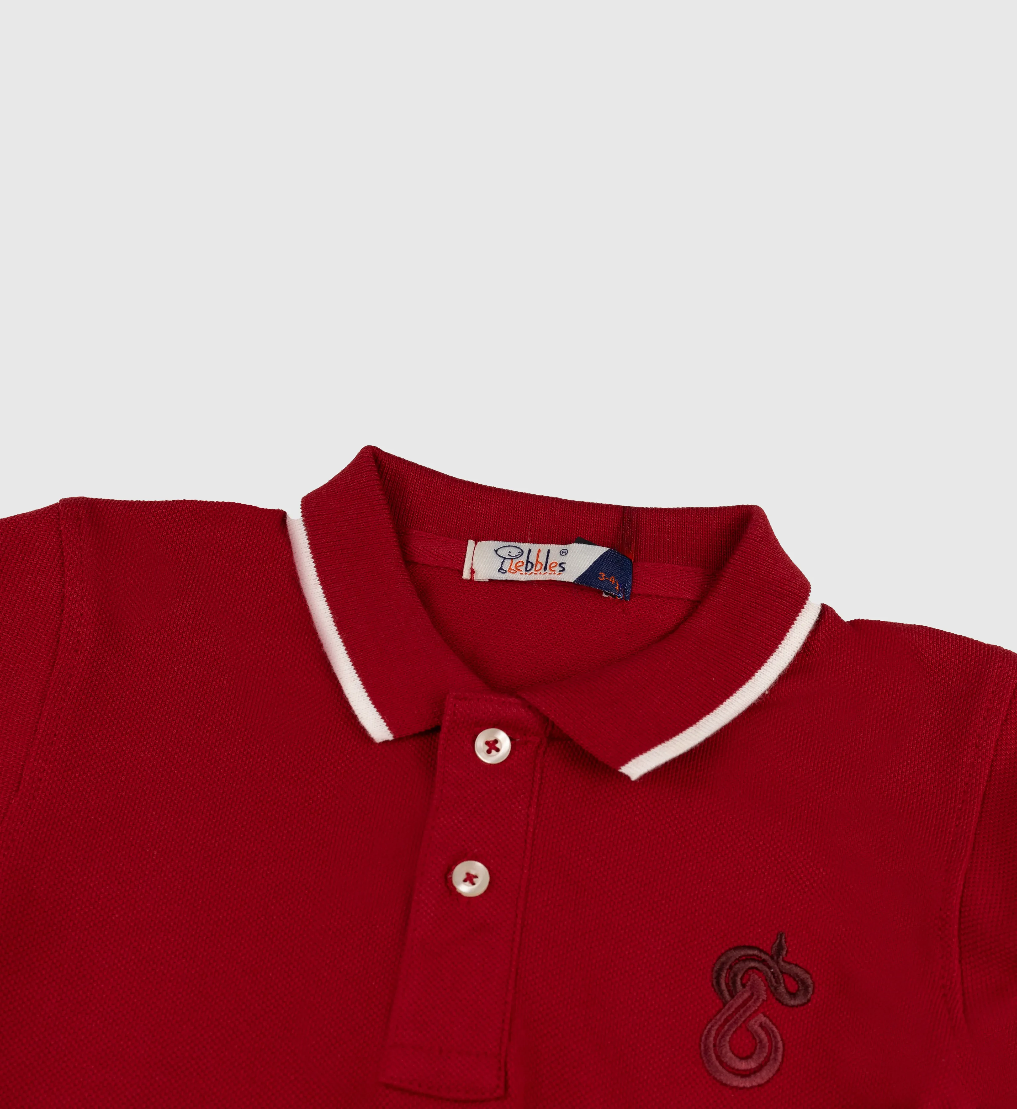 FOS X PEBBLES BOYS' POLO TEE | CNY EMBROIDERY SERIES (PEB1930200001)