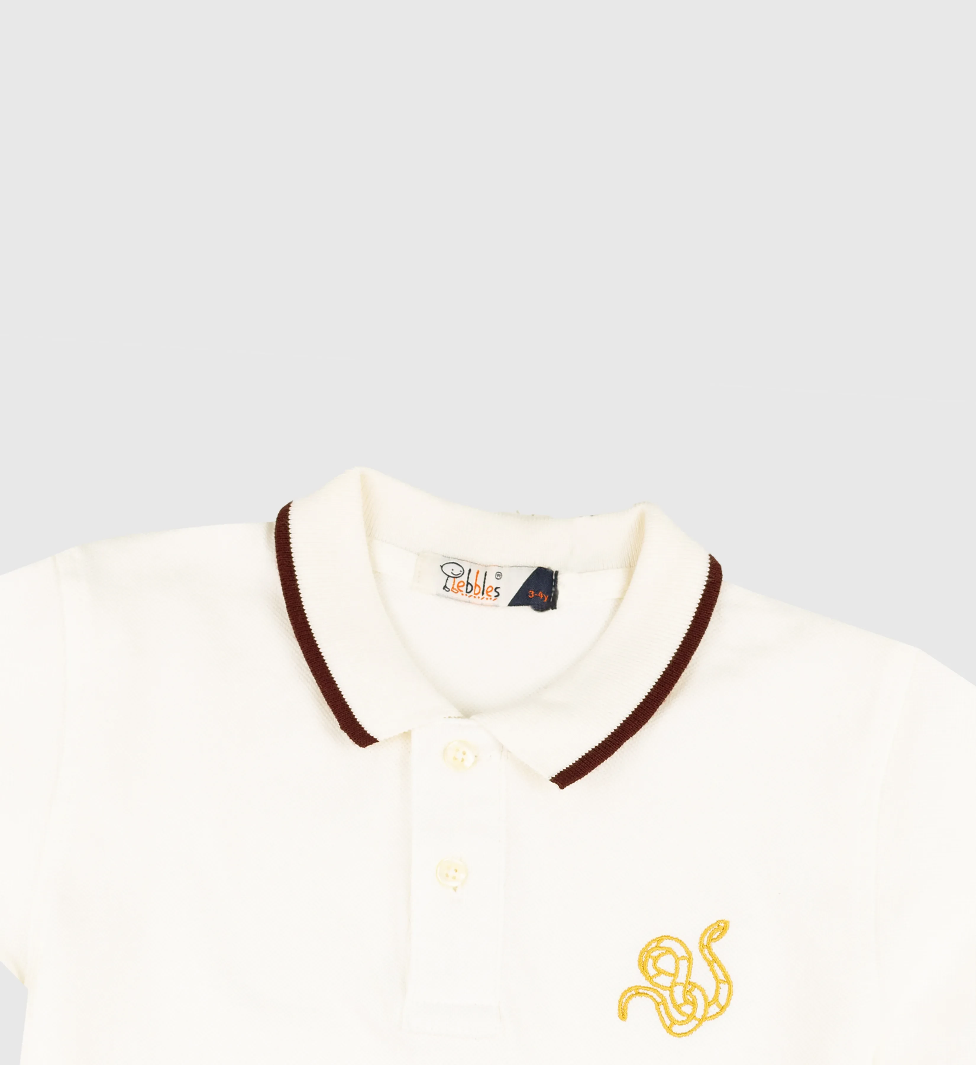 FOS X PEBBLES BOYS' POLO TEE | CNY EMBROIDERY SERIES (PEB1930200001)