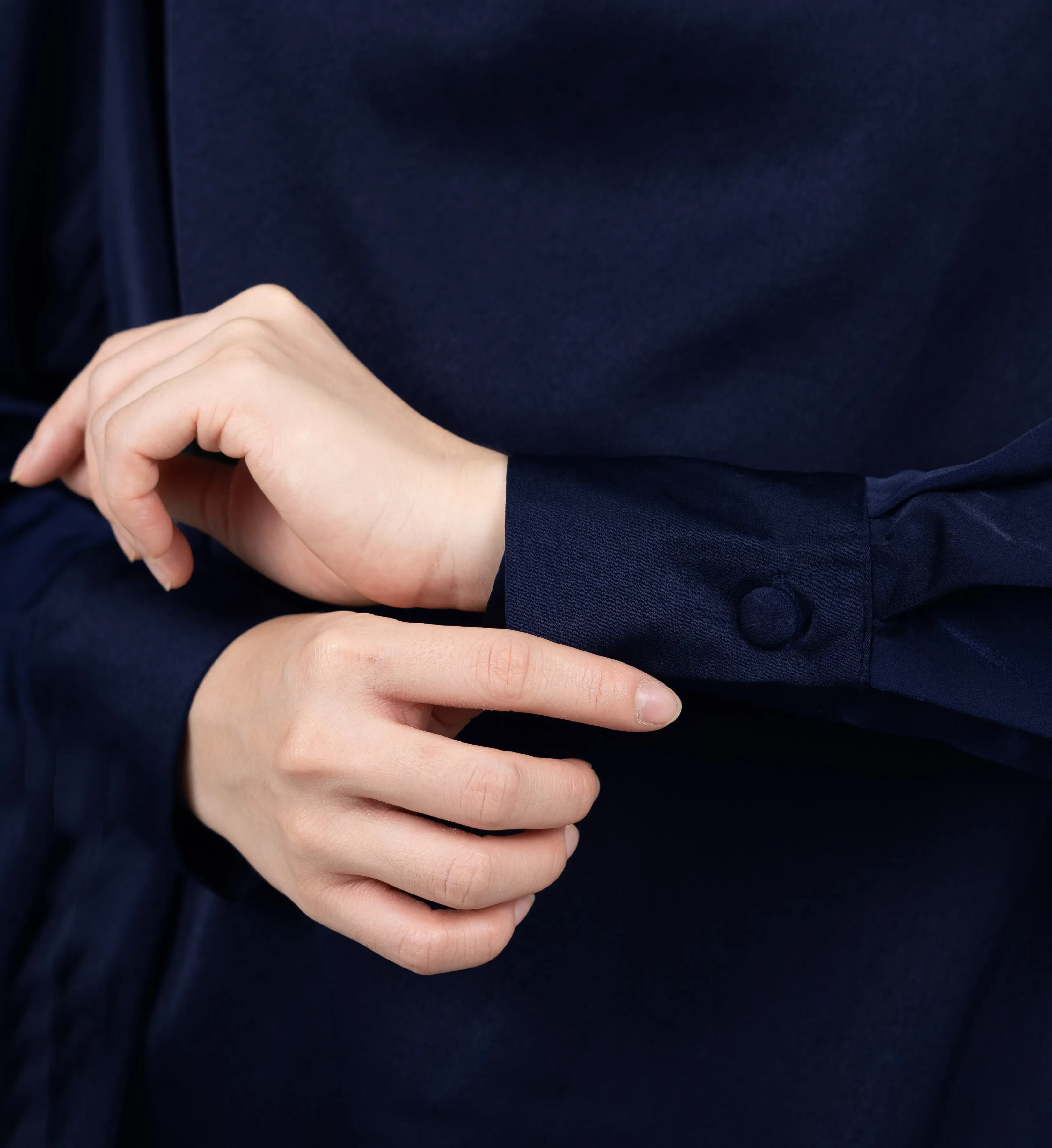 FOS X BLU SAND WOMEN'S | COWL NECK LONG SLEEVE BLOUSE (BSD1910300011)