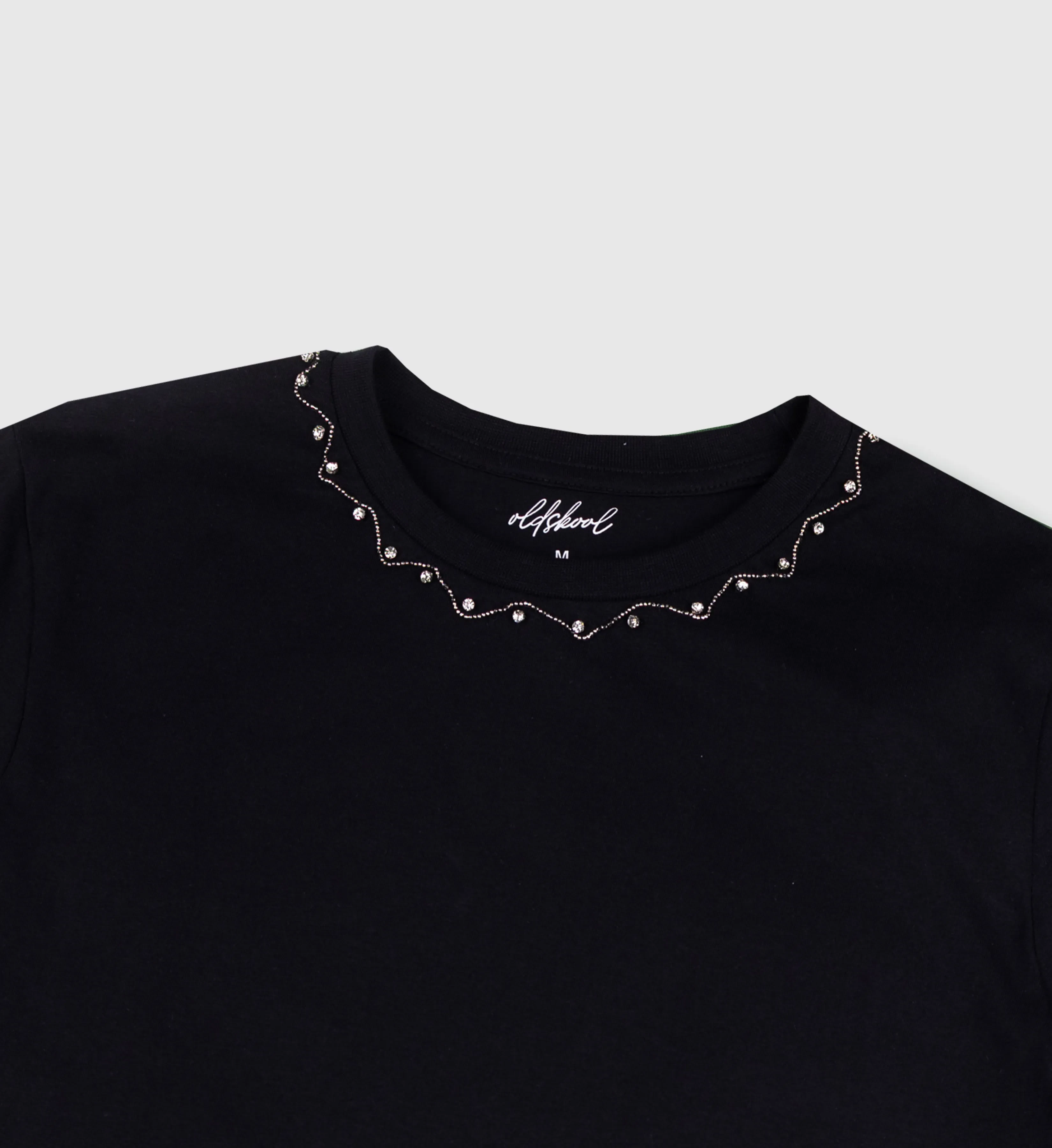 FOS X OLDSKOOL WOMEN'S REGULAR FIT GRAPHIC TEE | DIAMOND NECKLINE (OSK2010100009)