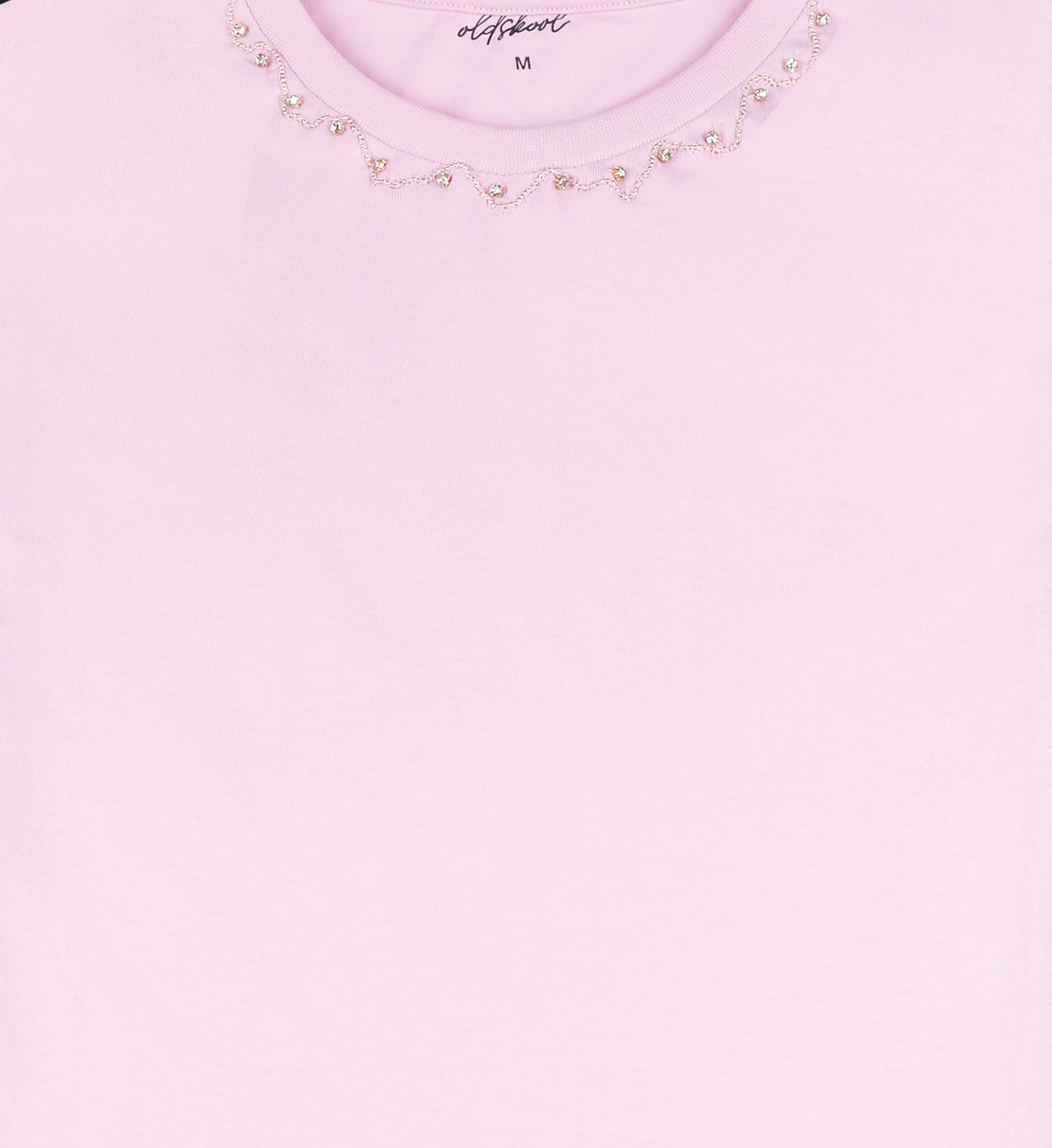 FOS X OLDSKOOL WOMEN'S REGULAR FIT GRAPHIC TEE | DIAMOND NECKLINE (OSK2010100009)