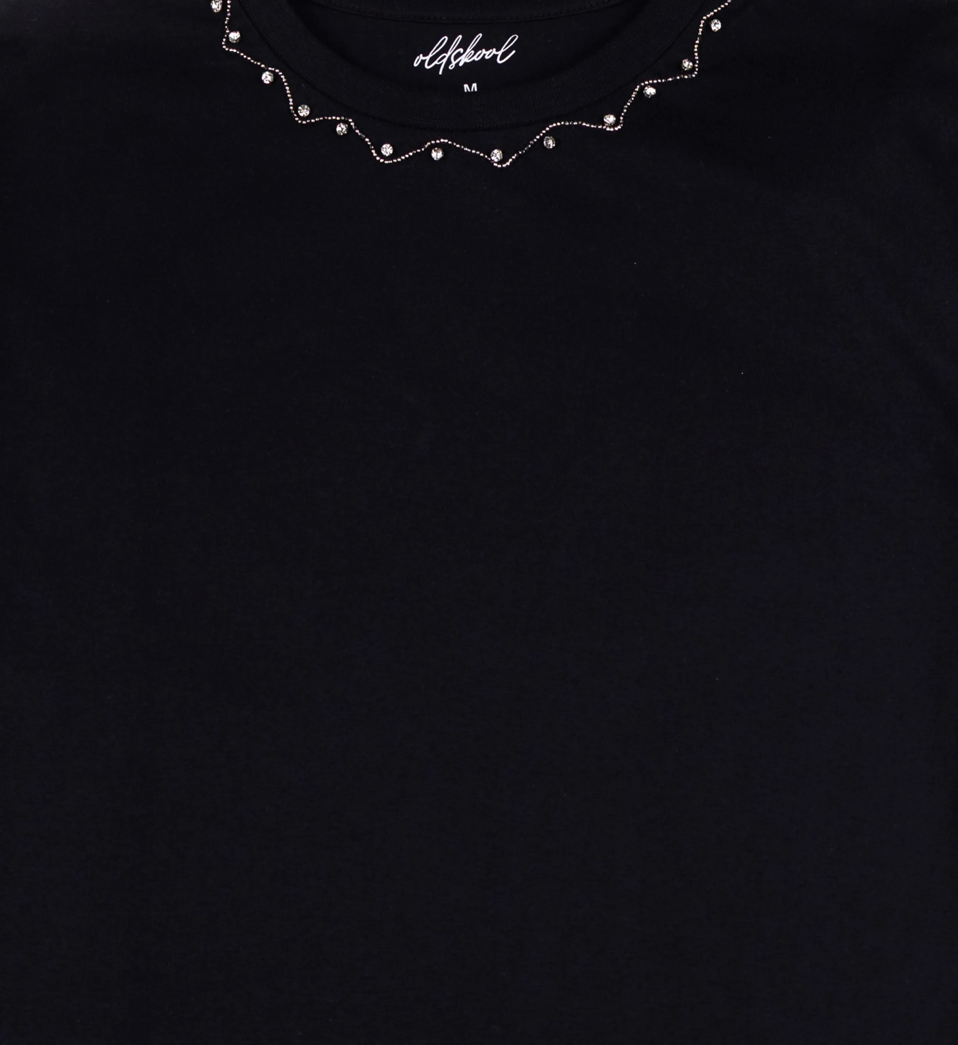 FOS X OLDSKOOL WOMEN'S REGULAR FIT GRAPHIC TEE | DIAMOND NECKLINE (OSK2010100009)