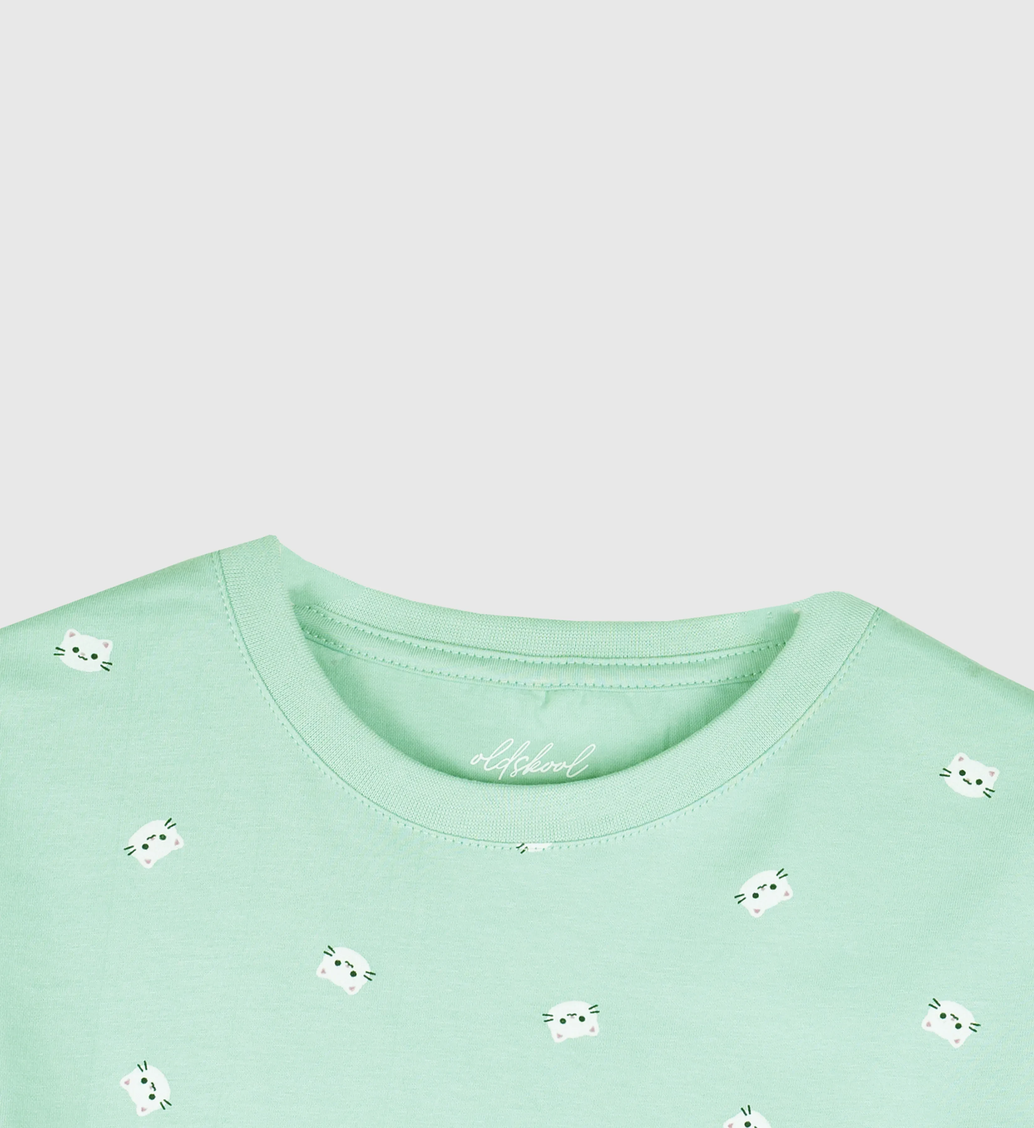 FOS X OLDSKOOL WOMEN'S REGULAT FIT CROPPED TOP | ANIMAL PRINTING SERIES (OSK2010100008)
