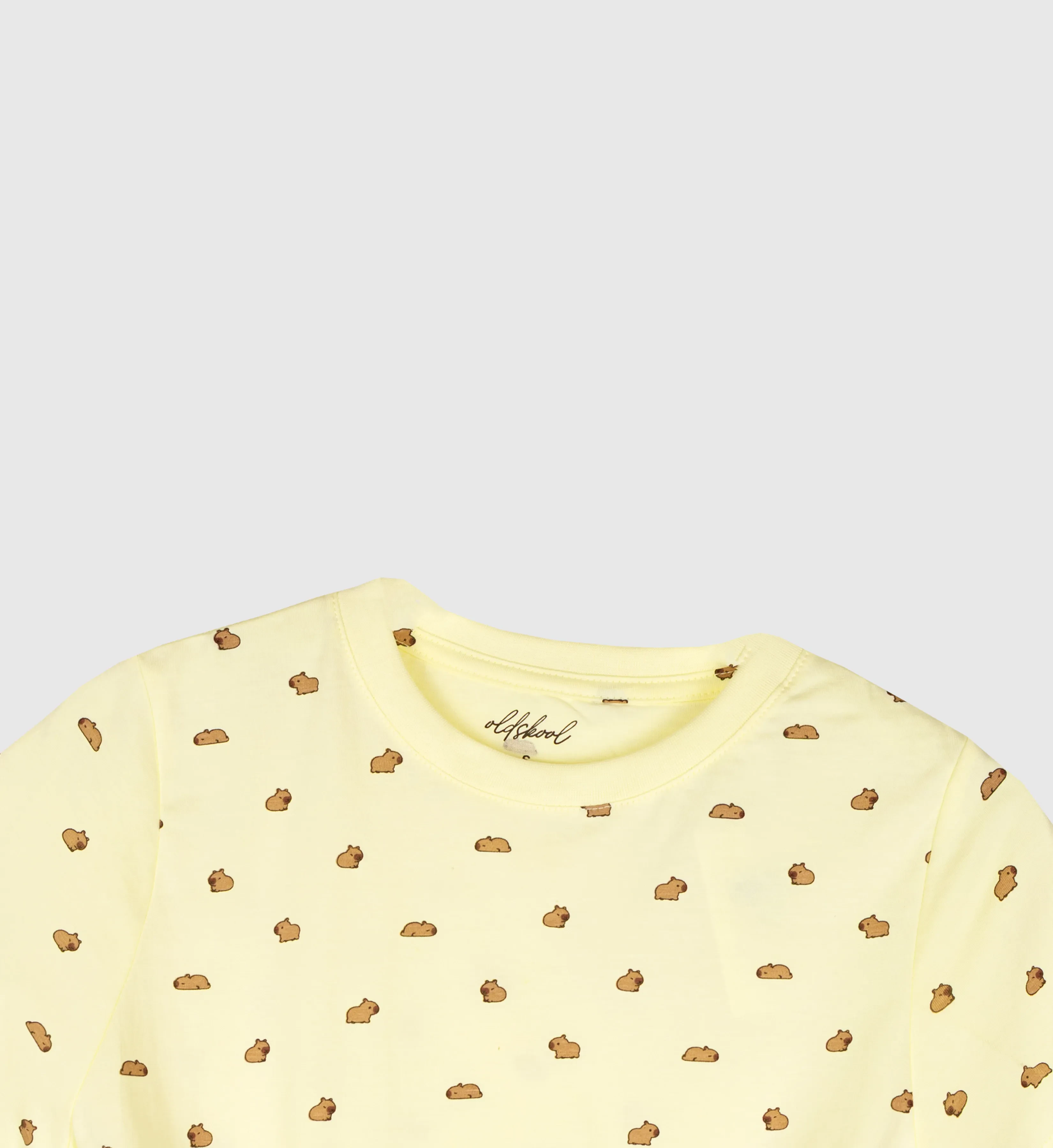 FOS X OLDSKOOL WOMEN'S REGULAT FIT CROPPED TOP | ANIMAL PRINTING SERIES (OSK2010100008)
