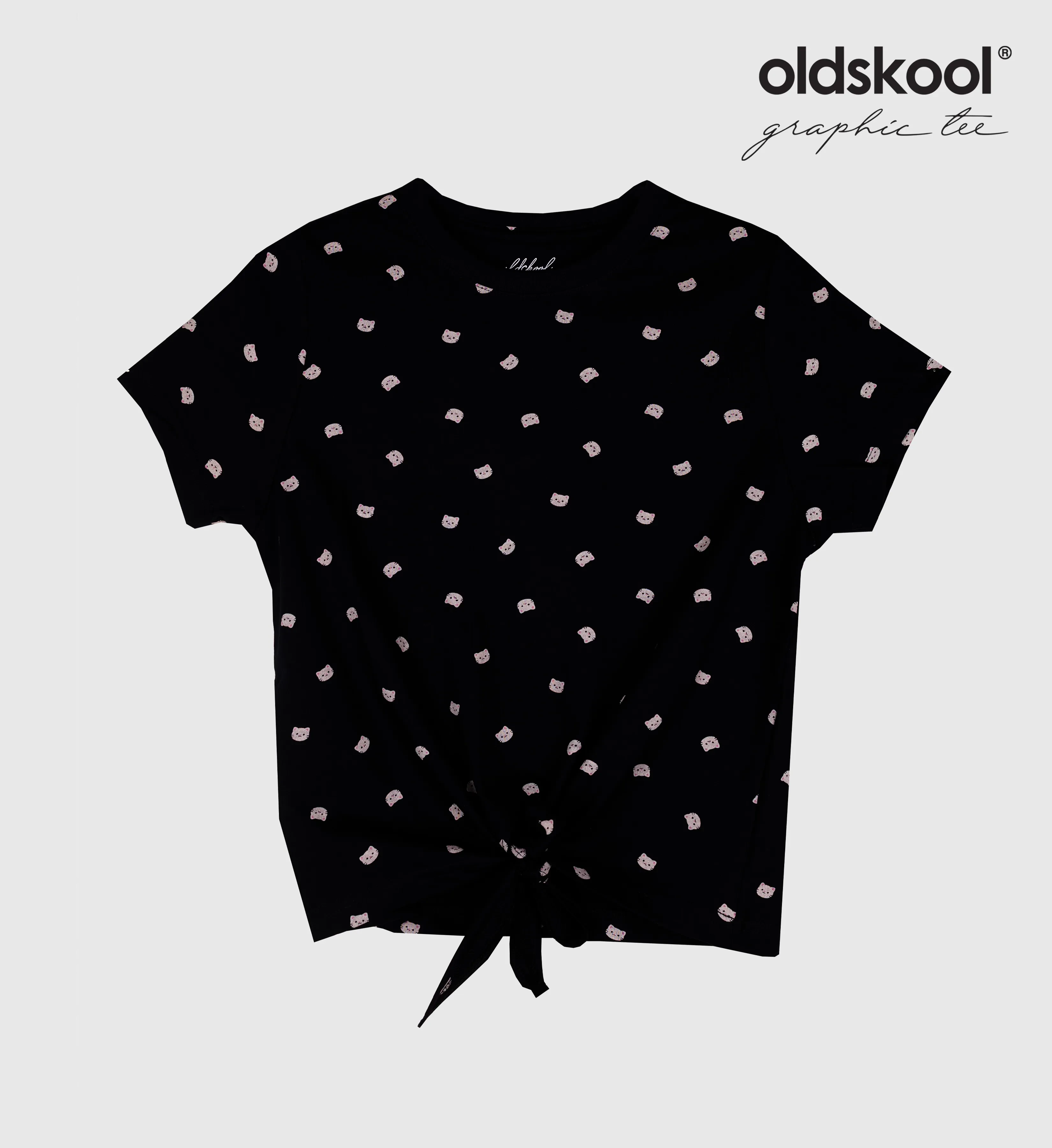 FOS X OLDSKOOL WOMEN'S REGULAT FIT CROPPED TOP | ANIMAL PRINTING SERIES (OSK2010100008)
