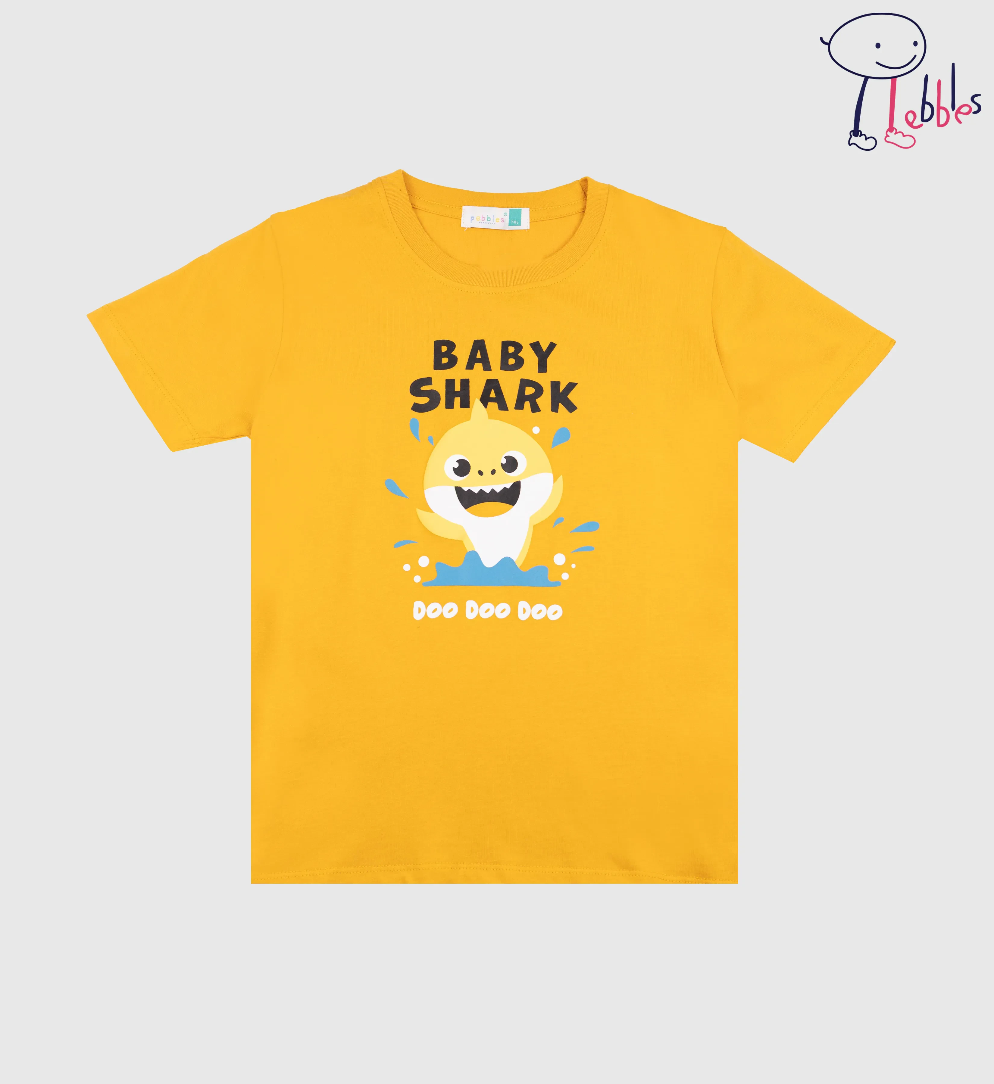 FOS X PEBBLES BOYS | GRAPHIC TEES BABY SHARK SERIES (PEB2030100007)