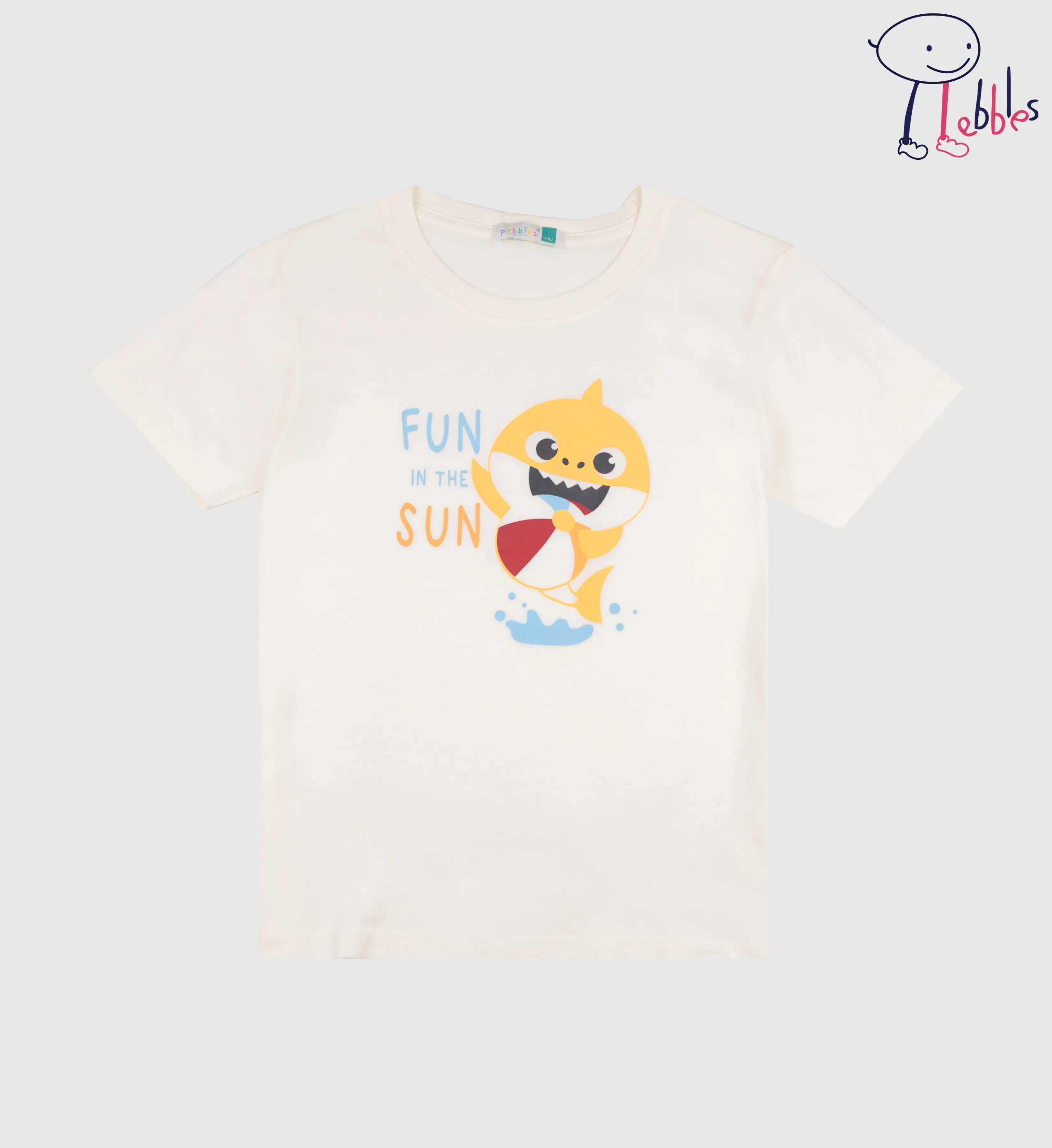 FOS X PEBBLES BOYS | GRAPHIC TEES BABY SHARK SERIES (PEB2030100007)