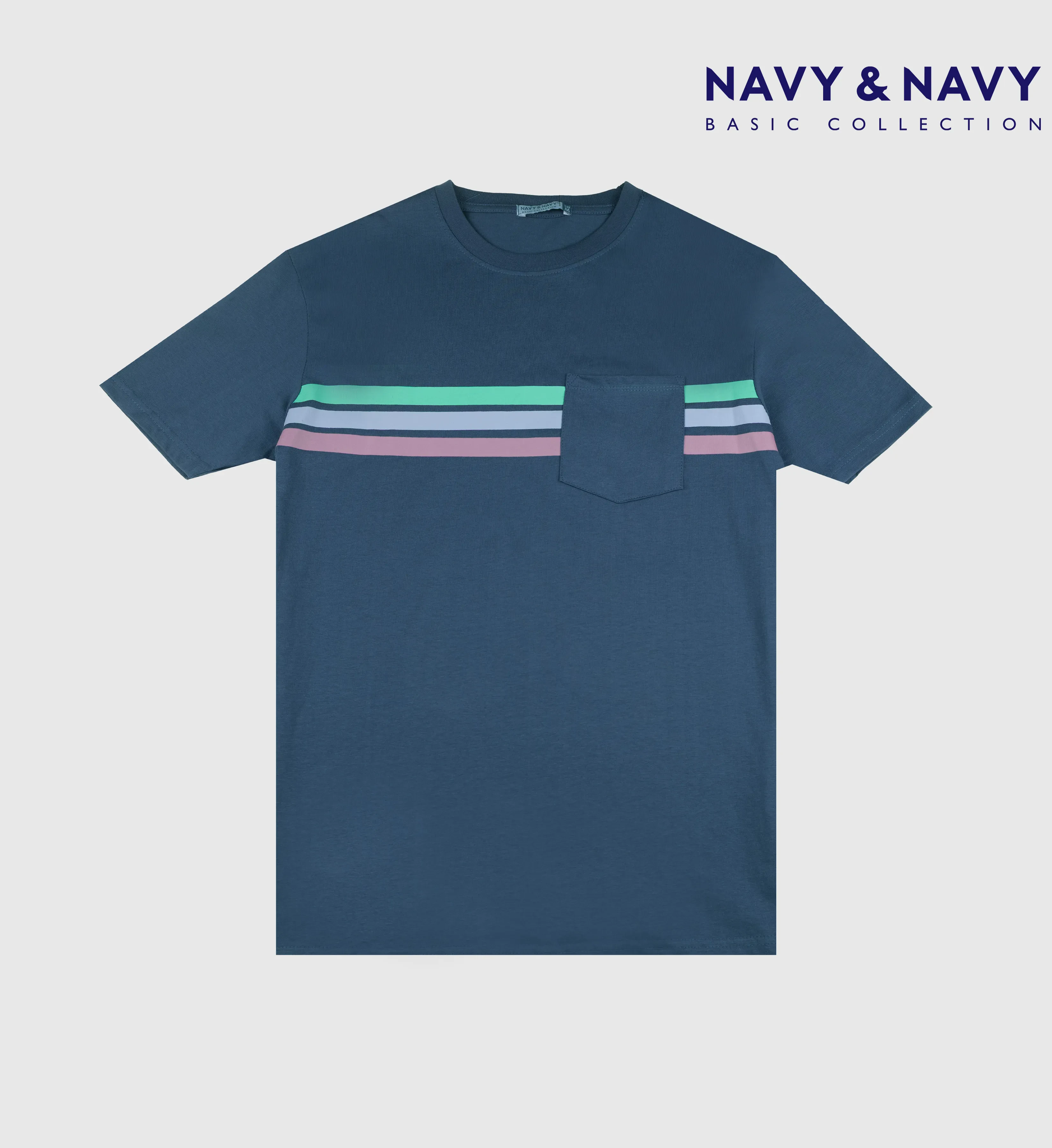FOS X NAVY&NAVY MEN'S PANELLED TEE (NNN2020100006)