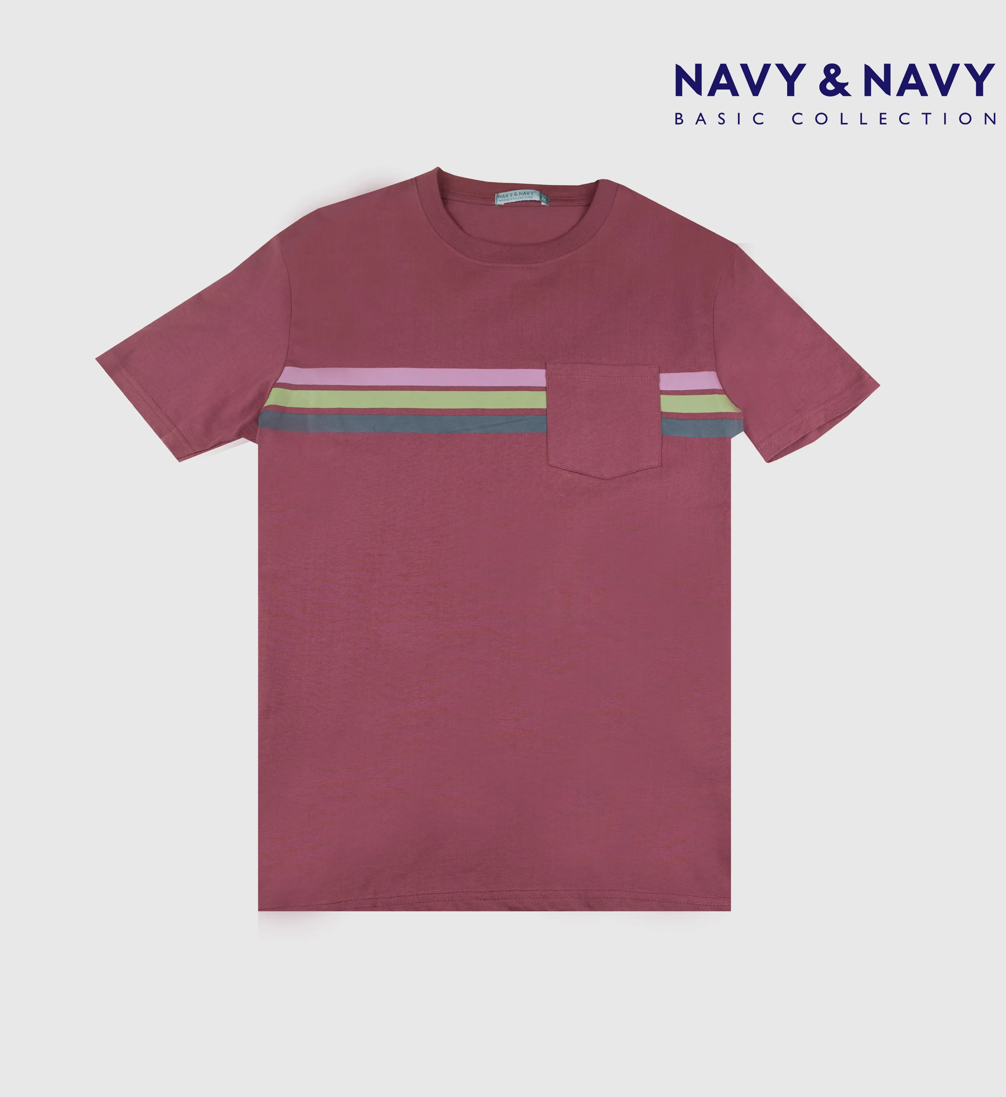 FOS X NAVY&NAVY MEN'S PANELLED TEE (NNN2020100006)