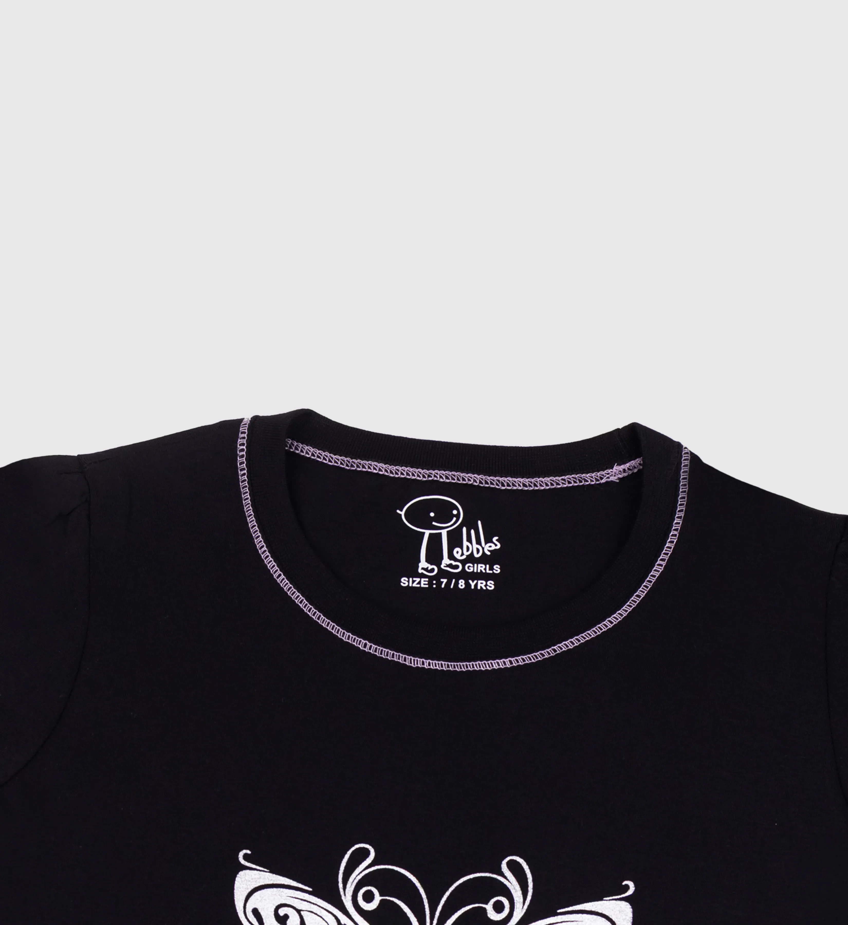 FOS X PEBBLES GIRLS | GRAPHIC TEES BUTTERFLY SERIES (PEB2030100012)