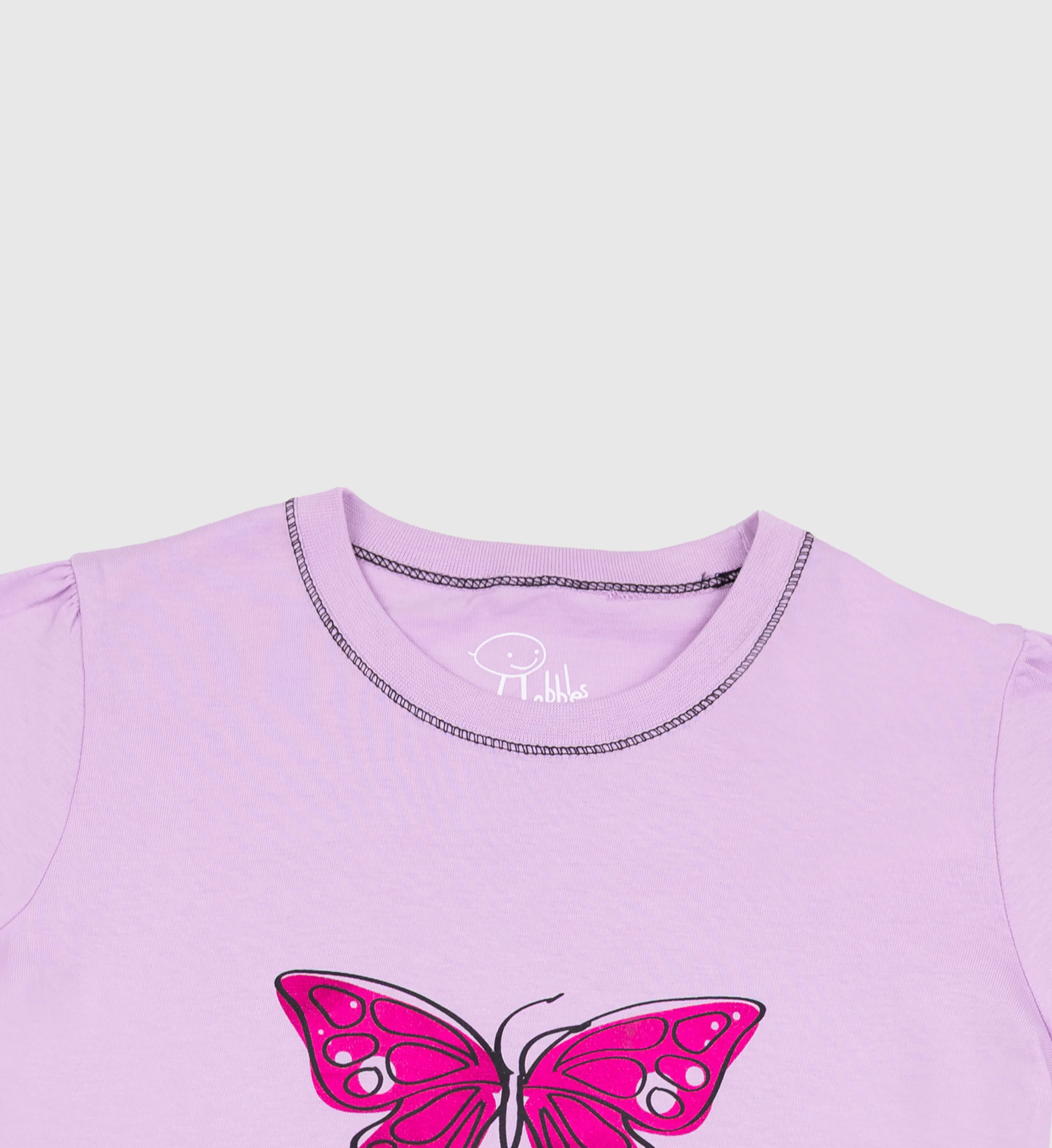 FOS X PEBBLES GIRLS | GRAPHIC TEES BUTTERFLY SERIES (PEB2030100012)