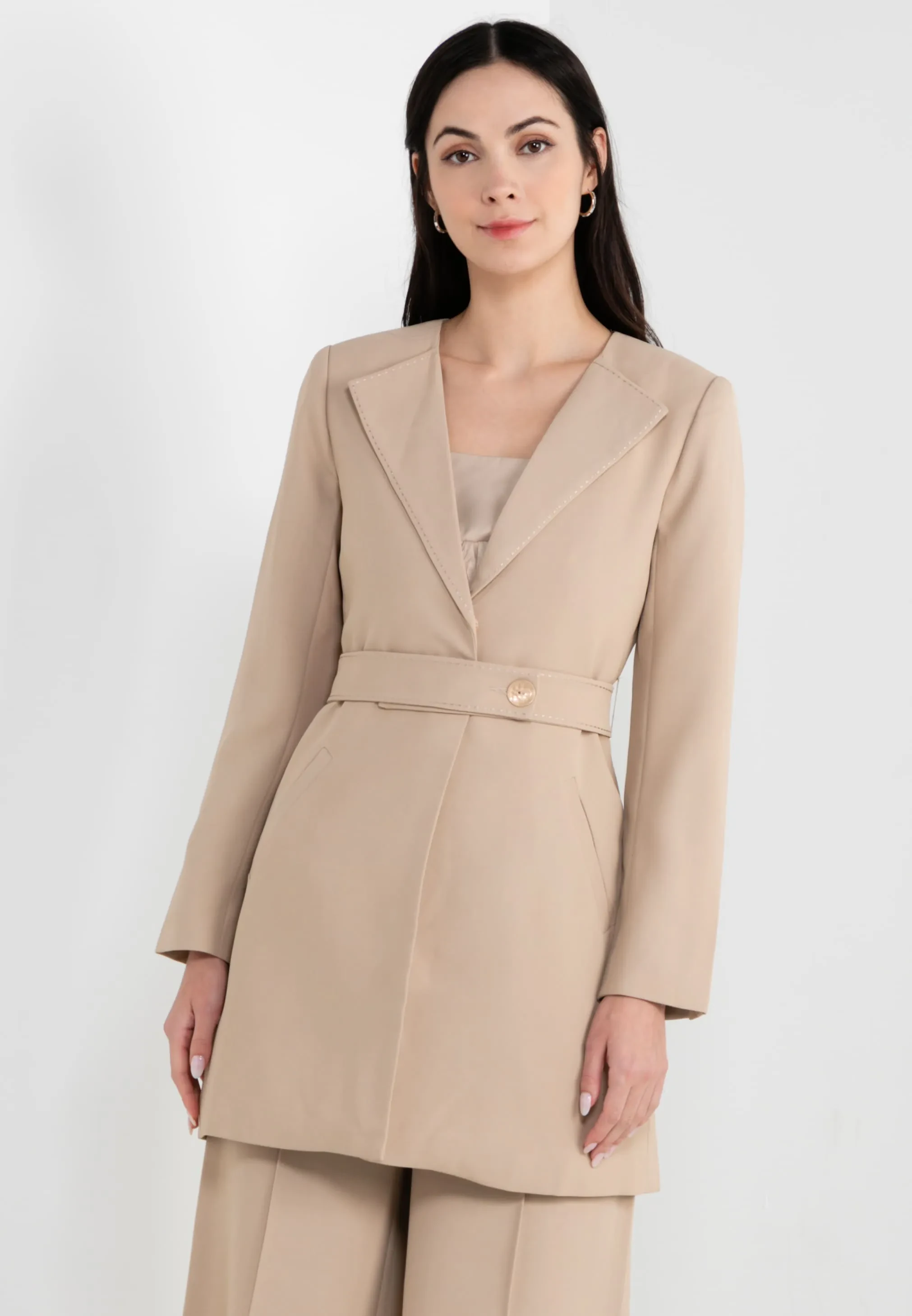 ELLE BLAZER - KHAKI