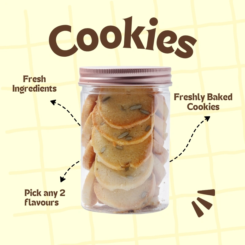1 COOKIE JAR (MIX 2 FLAVOUR)
