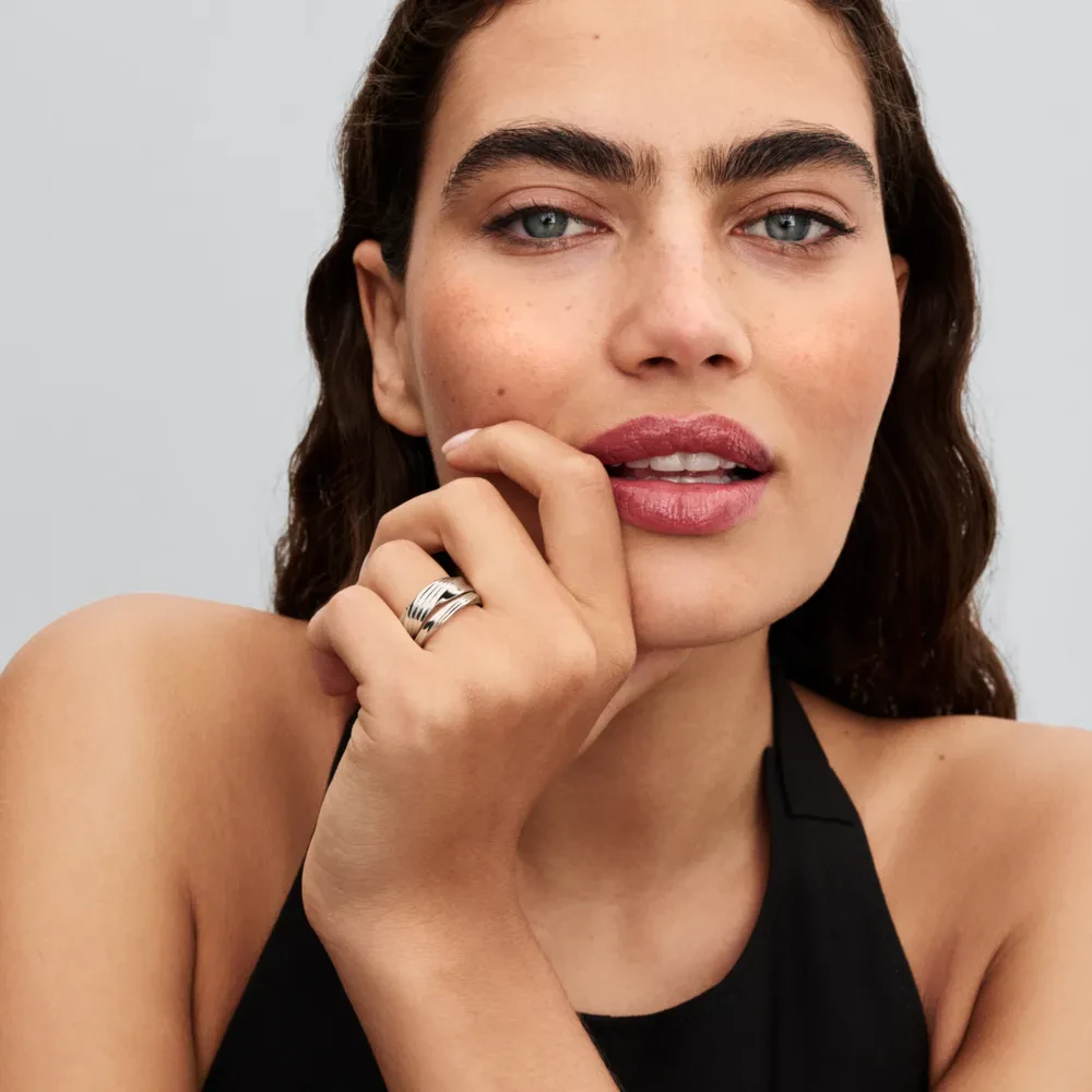 PANDORA ESSENCE TWISTED DOUBLE RING