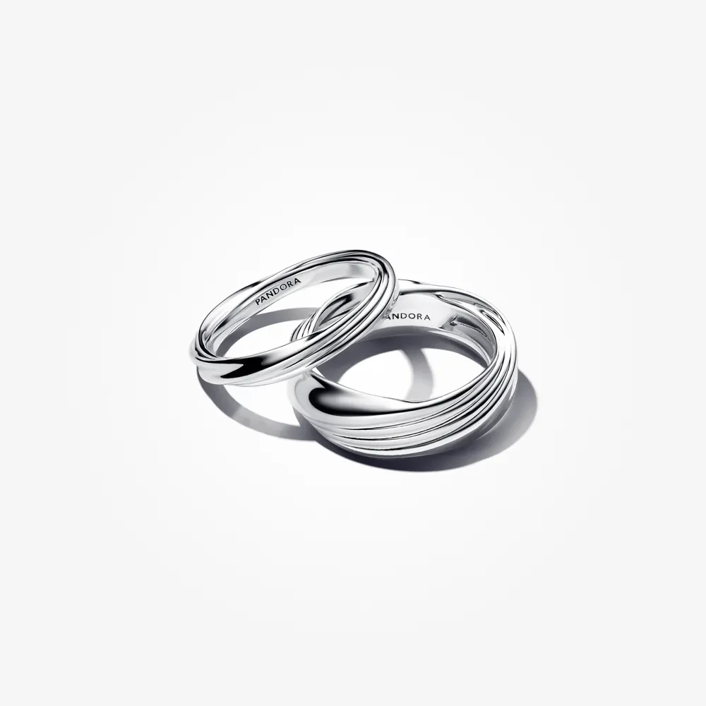 PANDORA ESSENCE TWISTED DOUBLE RING
