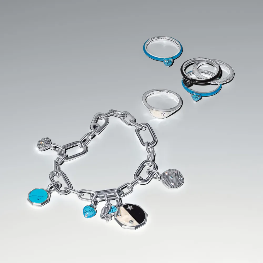 PANDORA ME TURQUOISE-COLORED HEART STONE RING