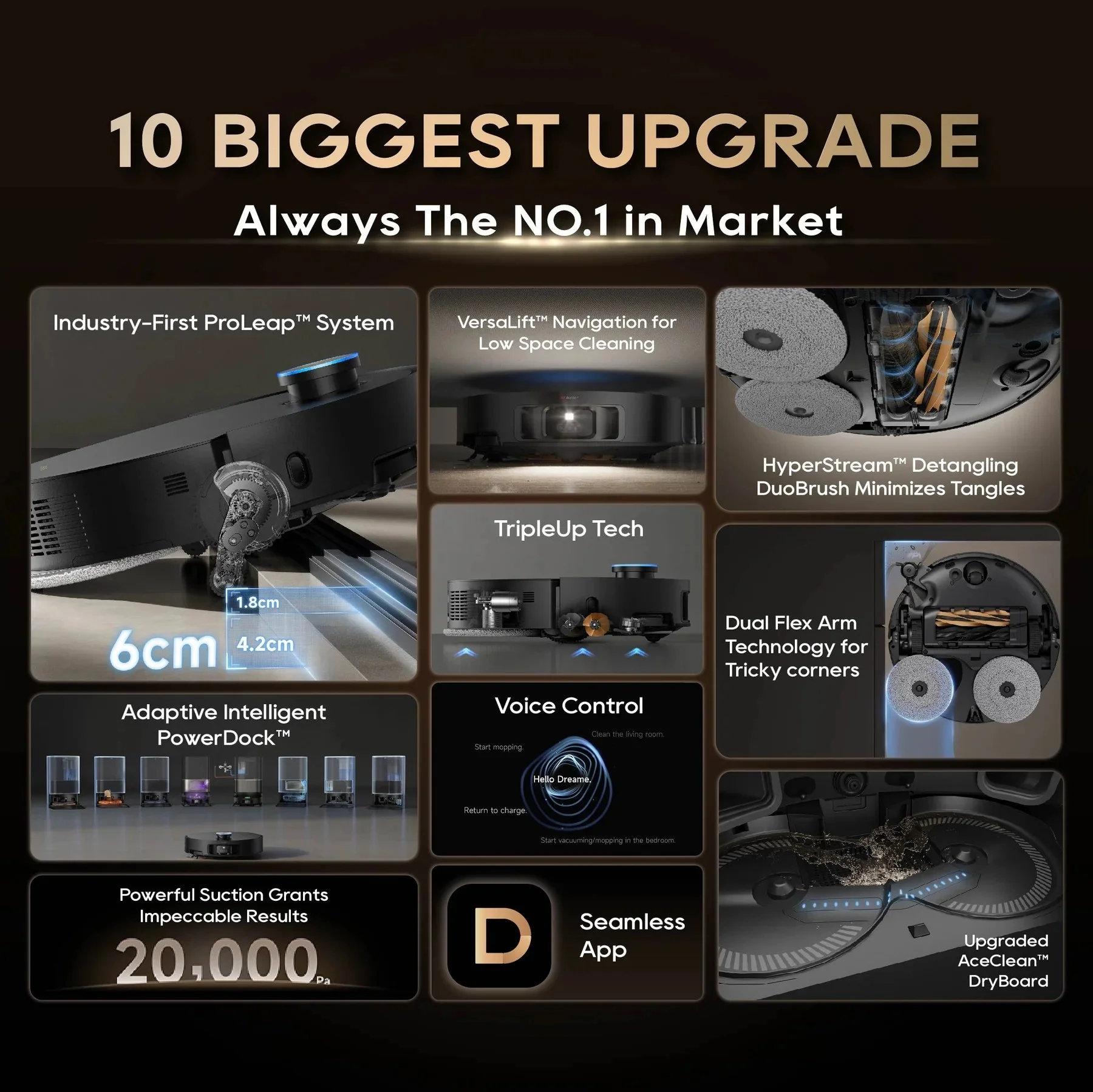 DREAME X50 ULTRA ROBOT VACUUM CLEANER