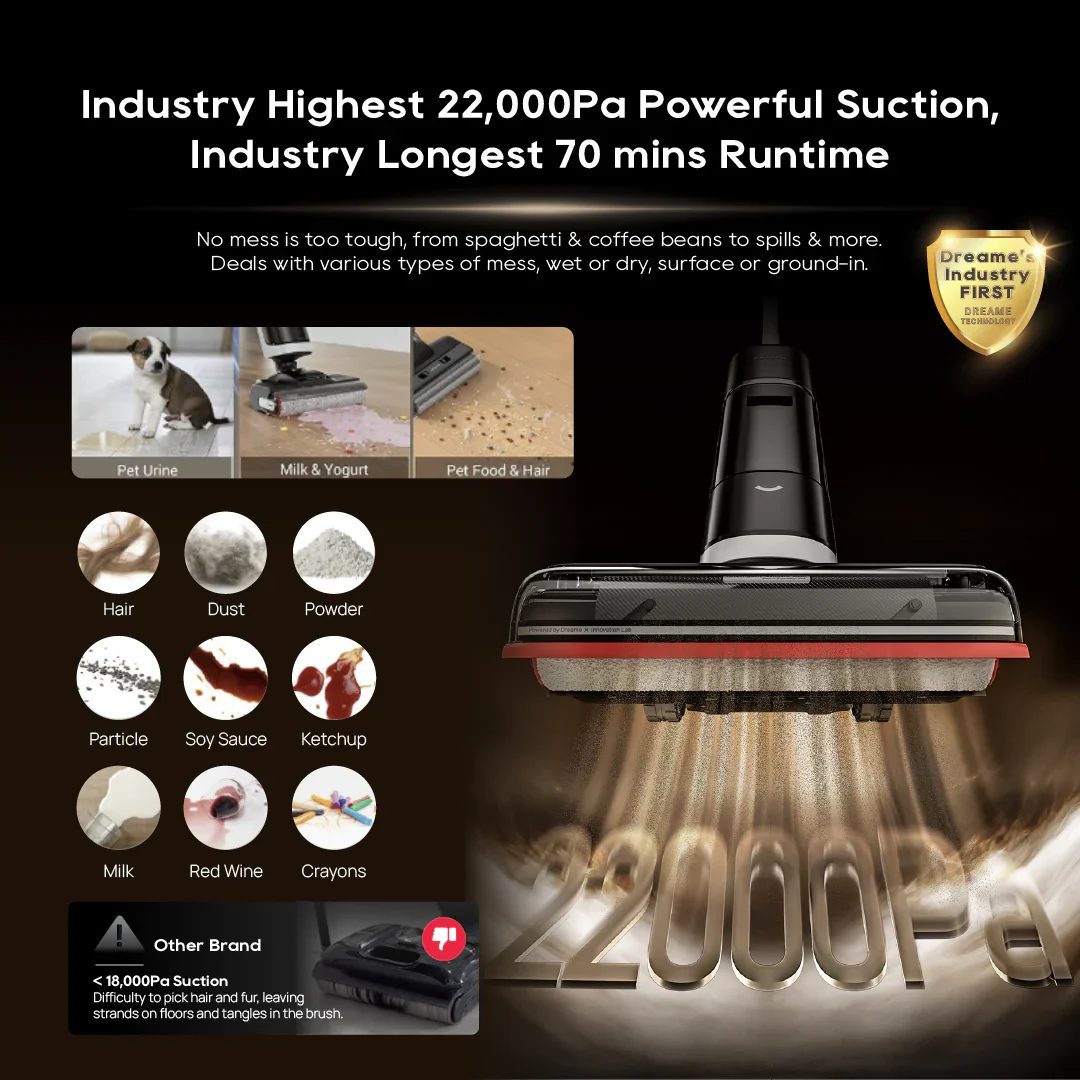  DREAME H15 PRO HEAT WET AND DRY VACUUM CLEANER