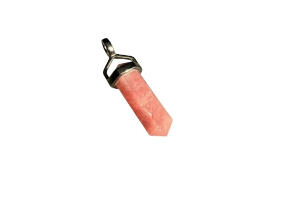 RHODOCHROSITE DOUBLE TERMINATED [MEDIUM SIZE] PENDANT [22MM] [AA]