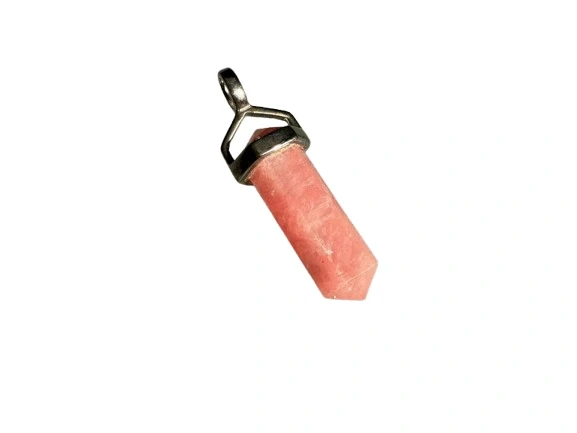 RHODOCHROSITE DOUBLE TERMINATED [MEDIUM SIZE] PENDANT [22MM] [AA]