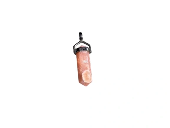 RHODOCHROSITE DOUBLE TERMINATED [MEDIUM SIZE] PENDANT [22MM] [AA]