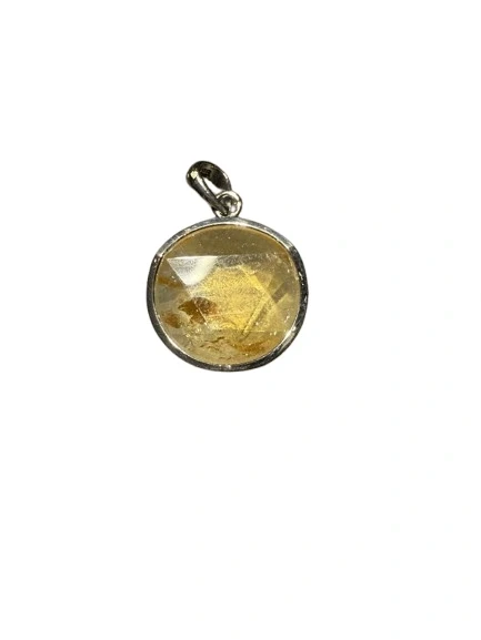 CITRINE SOD STAR PENDANT (17MM)